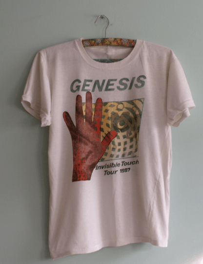 Band Tees × Vintage 1987 Genesis Invisible touch European Tour T-shirt Vintage Size US S / EU 44-46 / 1 - 1 Thumbnail