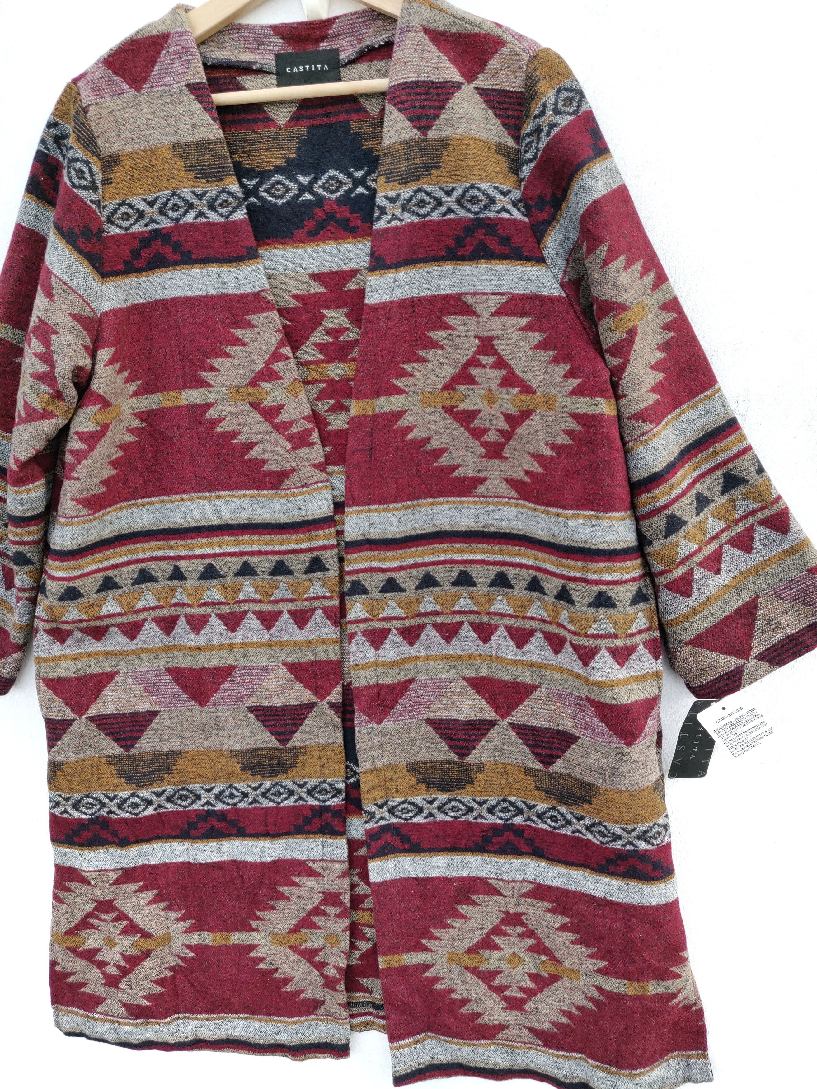 Japanese Brand × Native × Vintage Vintage Japanese Brand Castita Native Long Jacket Size US L / EU 52-54 / 3 - 9 Thumbnail