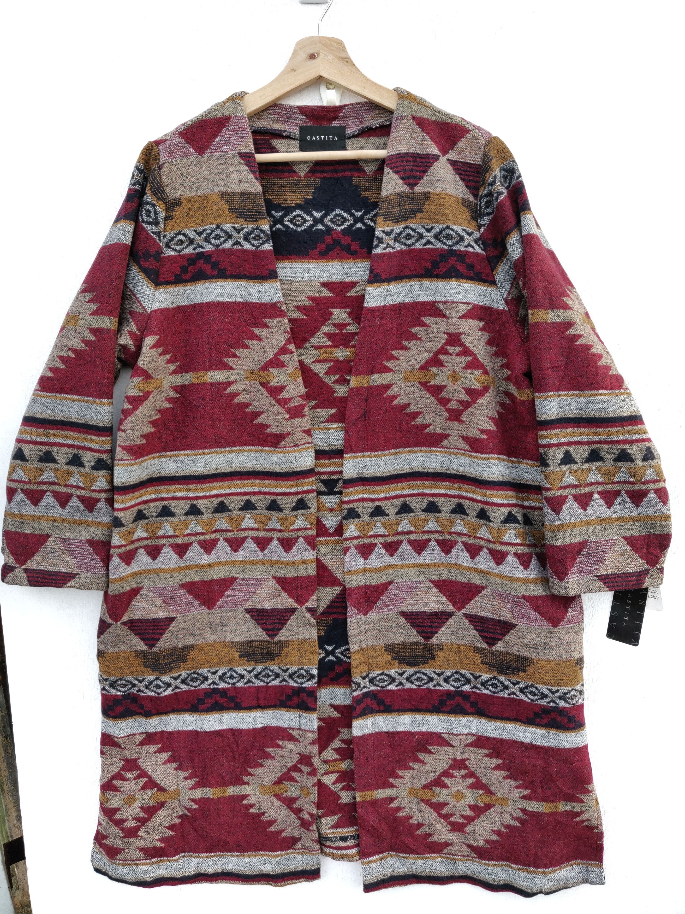 Japanese Brand × Native × Vintage Vintage Japanese Brand Castita Native Long Jacket Size US L / EU 52-54 / 3 - 20 Thumbnail