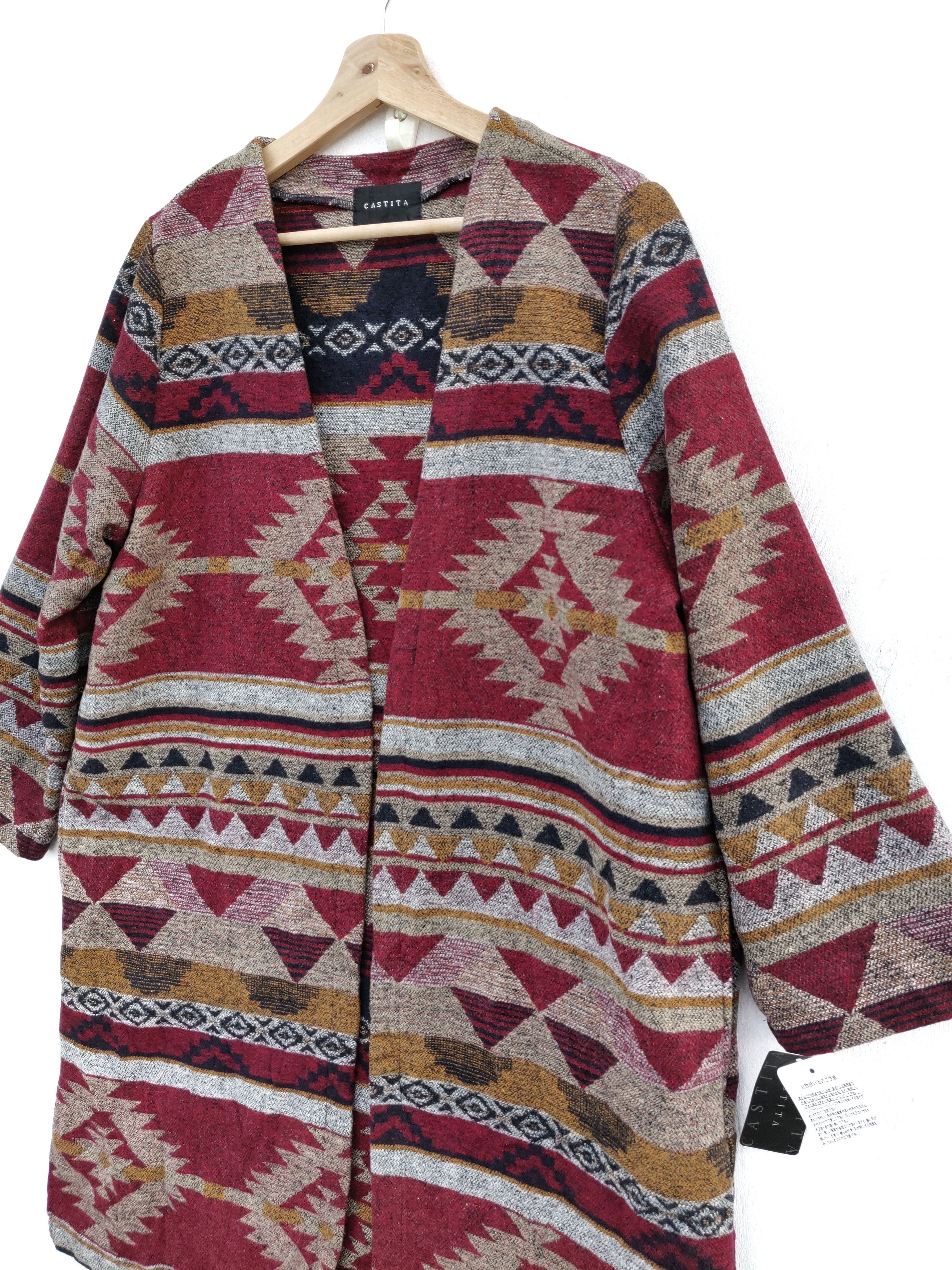 Japanese Brand × Native × Vintage Vintage Japanese Brand Castita Native Long Jacket Size US L / EU 52-54 / 3 - 8 Thumbnail