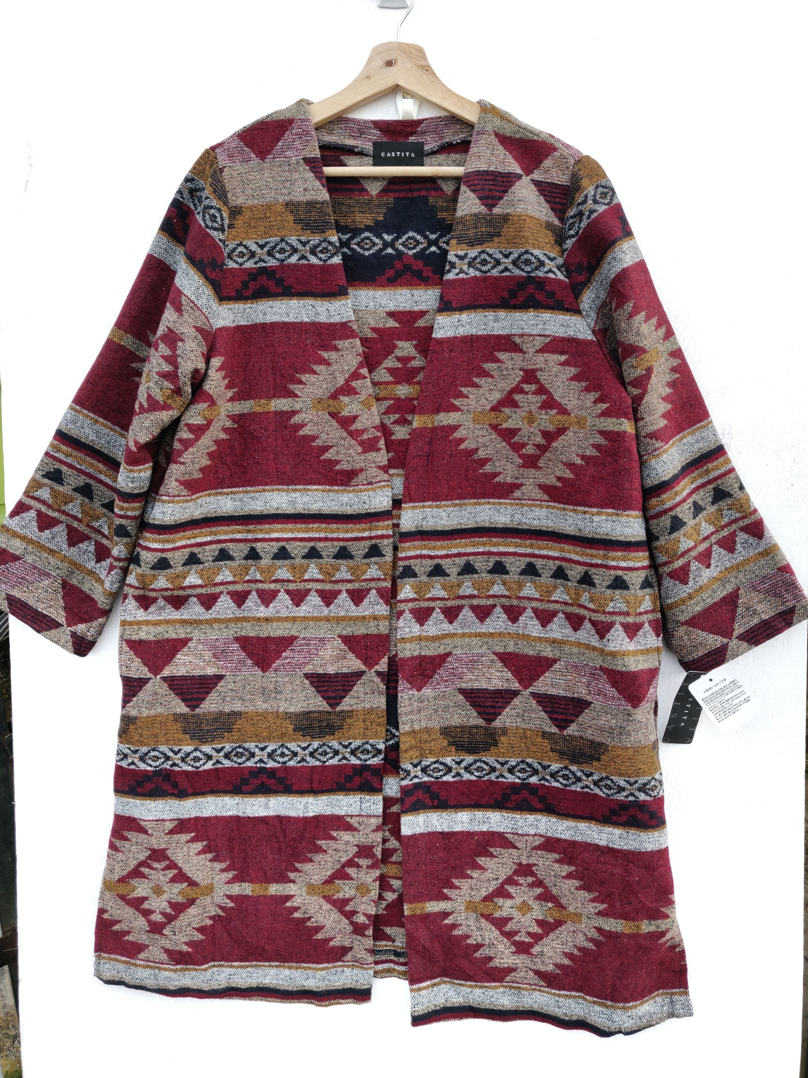 Japanese Brand × Native × Vintage Vintage Japanese Brand Castita Native Long Jacket Size US L / EU 52-54 / 3 - 1 Thumbnail