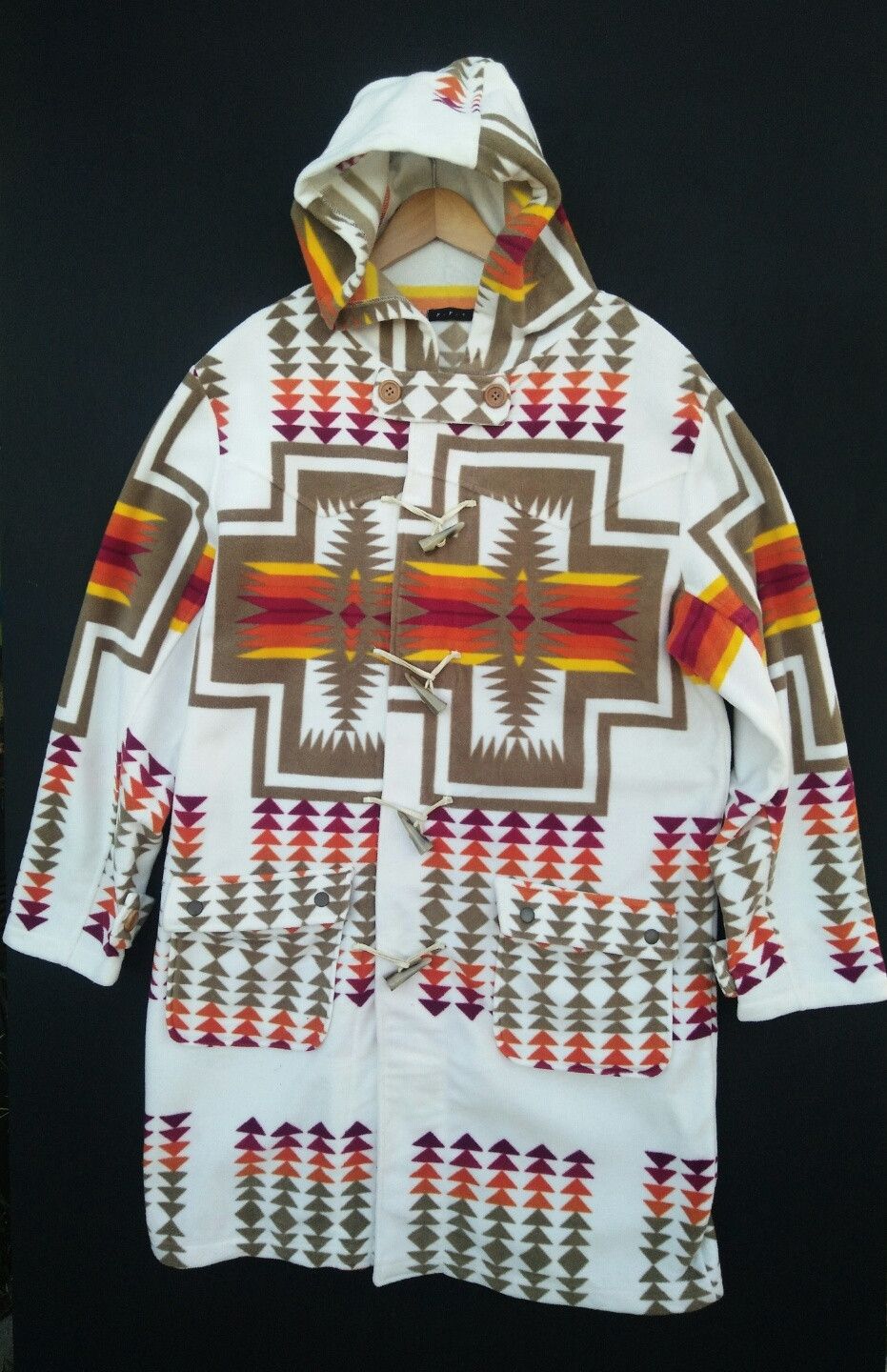 Japanese Brand × Native × Vintage Japanese Brand P.P.C Native Navajo Long Jacket Size US M / EU 48-50 / 2 - 1 Thumbnail