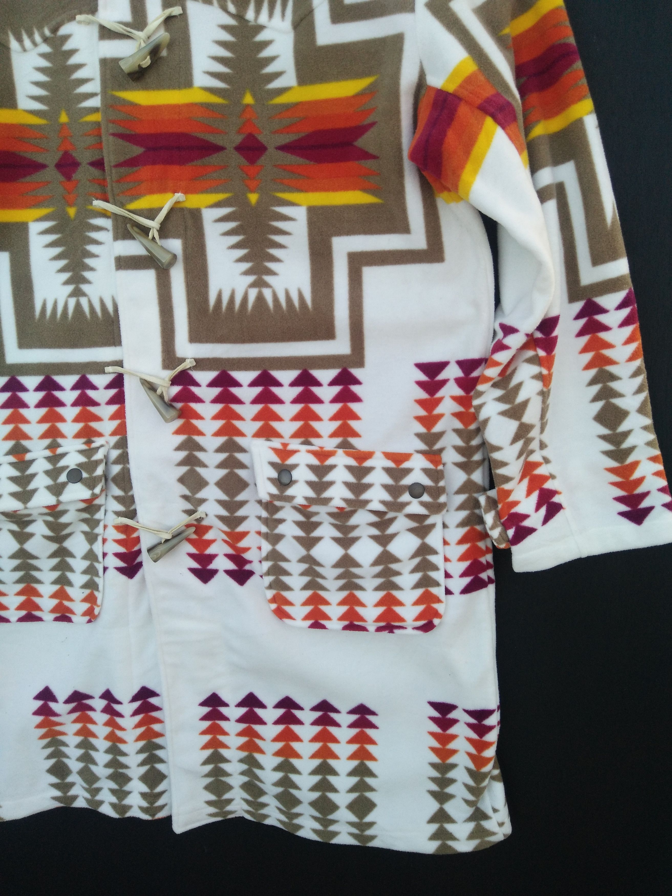 Japanese Brand × Native × Vintage Japanese Brand P.P.C Native Navajo Long Jacket Size US M / EU 48-50 / 2 - 13 Thumbnail