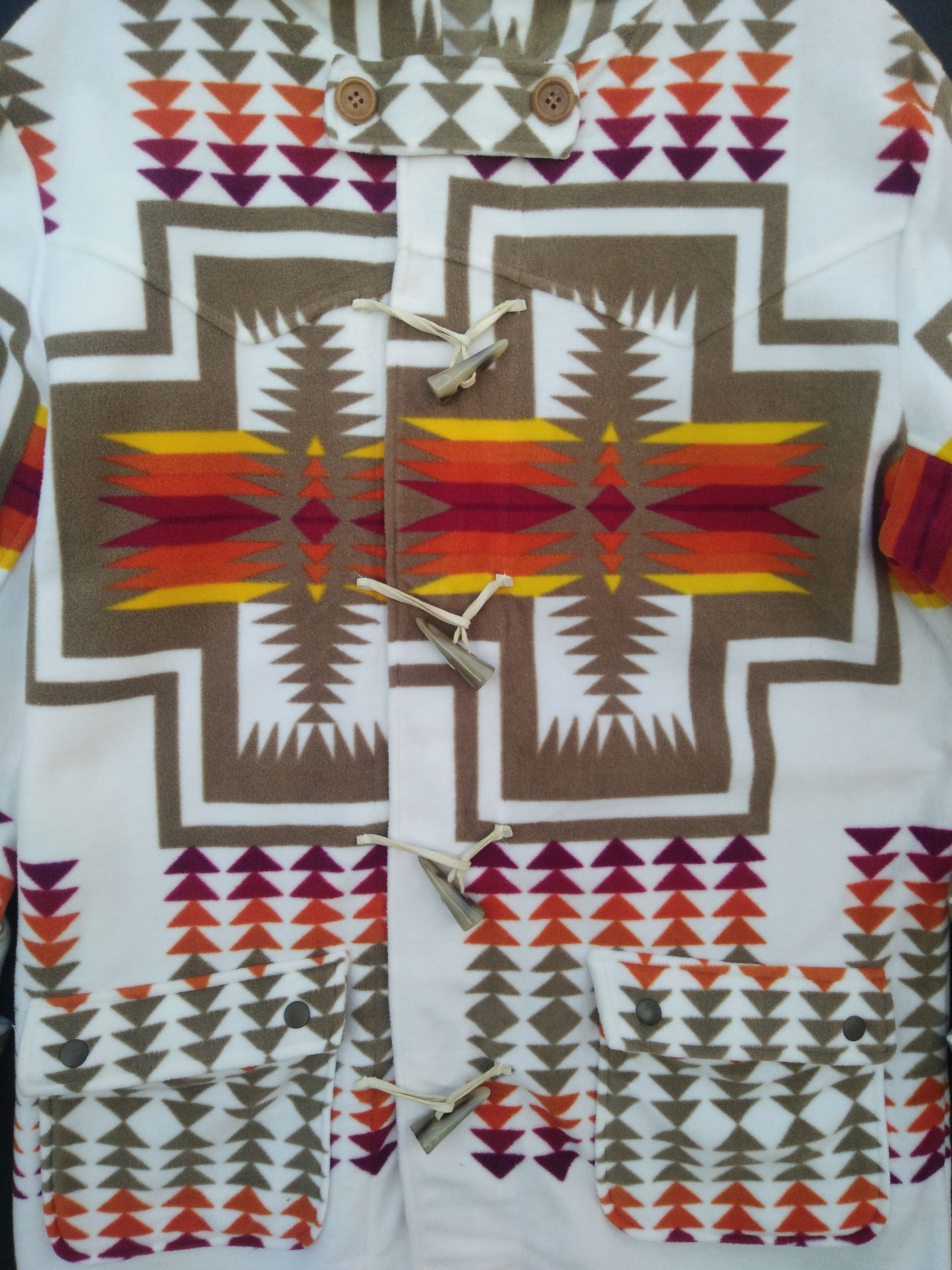 Japanese Brand × Native × Vintage Japanese Brand P.P.C Native Navajo Long Jacket Size US M / EU 48-50 / 2 - 17 Thumbnail