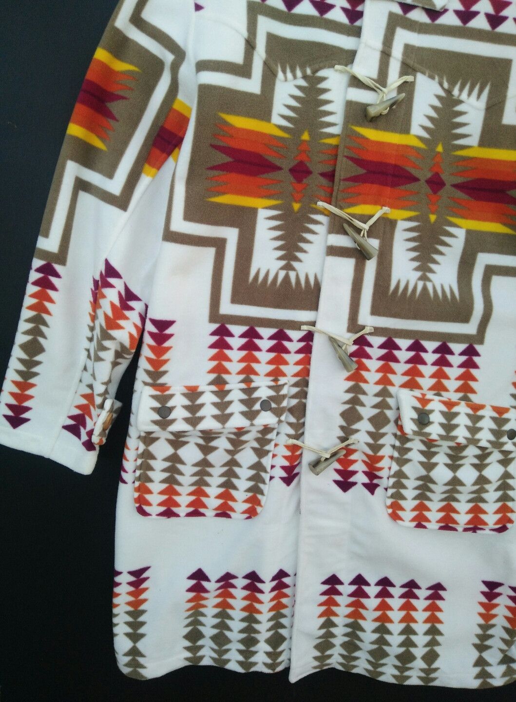 Japanese Brand × Native × Vintage Japanese Brand P.P.C Native Navajo Long Jacket Size US M / EU 48-50 / 2 - 14 Thumbnail