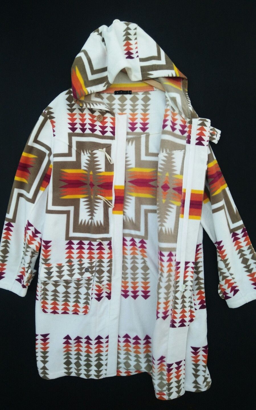 Japanese Brand × Native × Vintage Japanese Brand P.P.C Native Navajo Long Jacket Size US M / EU 48-50 / 2 - 3 Thumbnail