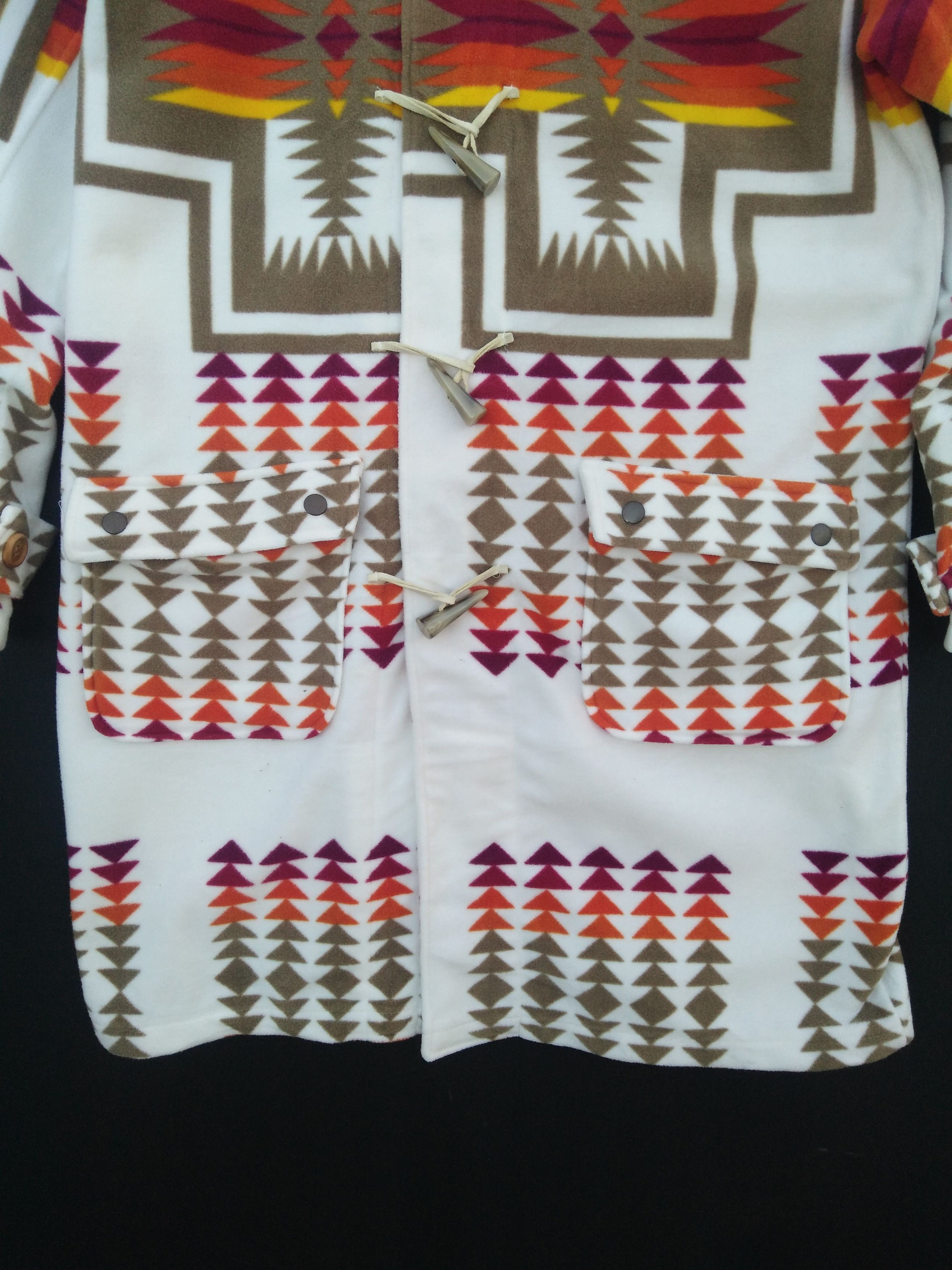 Japanese Brand × Native × Vintage Japanese Brand P.P.C Native Navajo Long Jacket Size US M / EU 48-50 / 2 - 12 Thumbnail