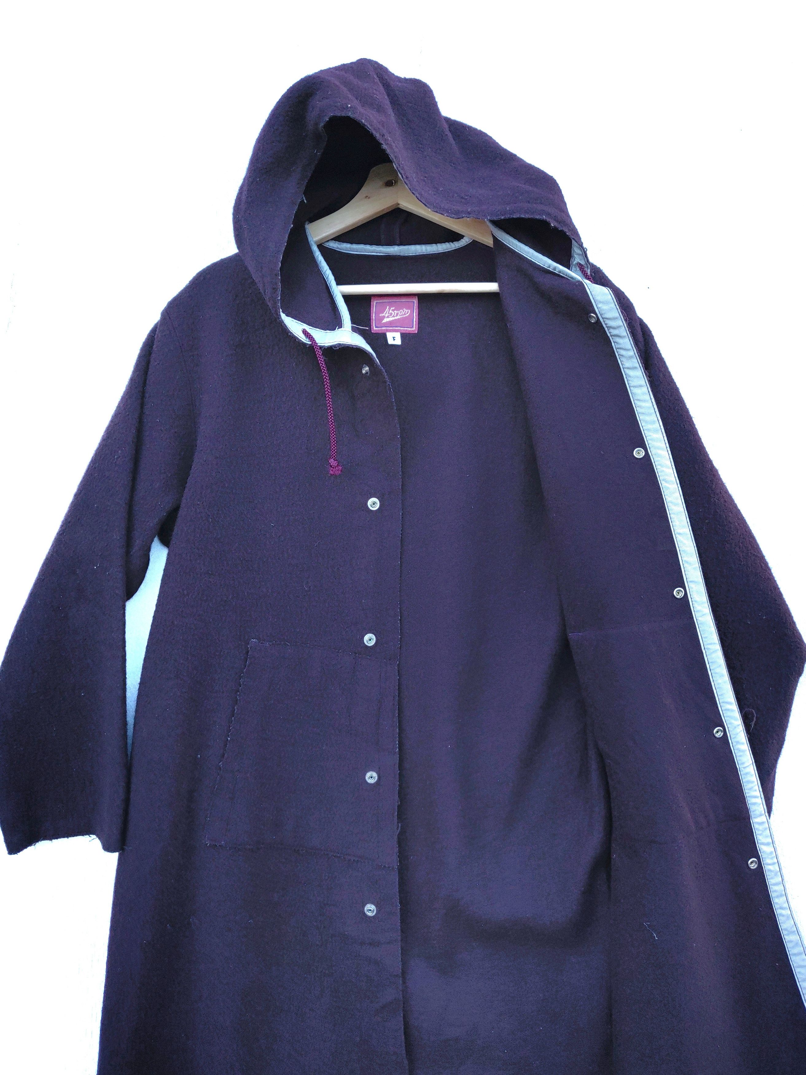 45rpm Vintage Japanese Brand 45rpm Long Wool Jacket With Hoodie Size US M / EU 48-50 / 2 - 16 Thumbnail
