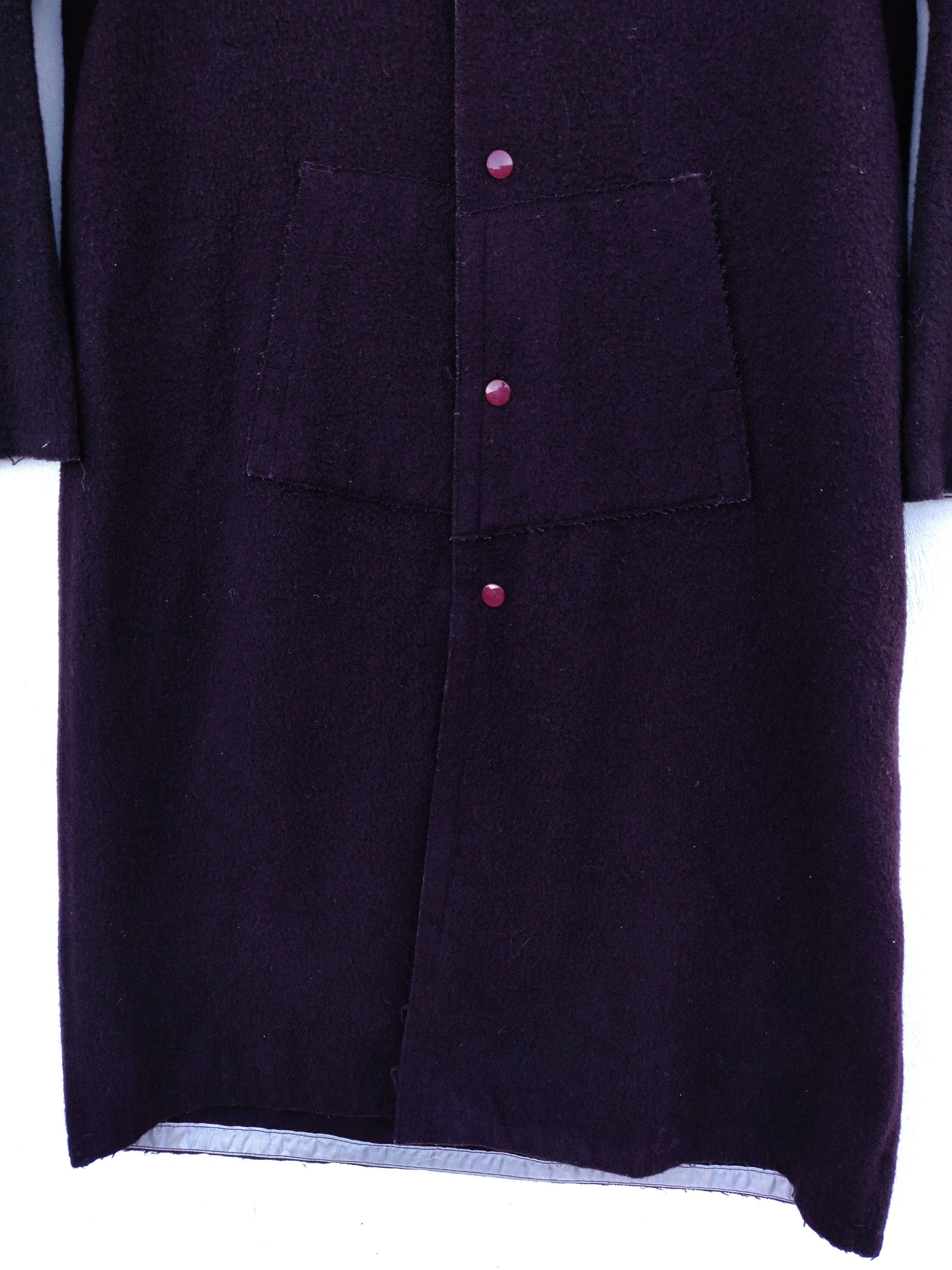 45rpm Vintage Japanese Brand 45rpm Long Wool Jacket With Hoodie Size US M / EU 48-50 / 2 - 7 Thumbnail