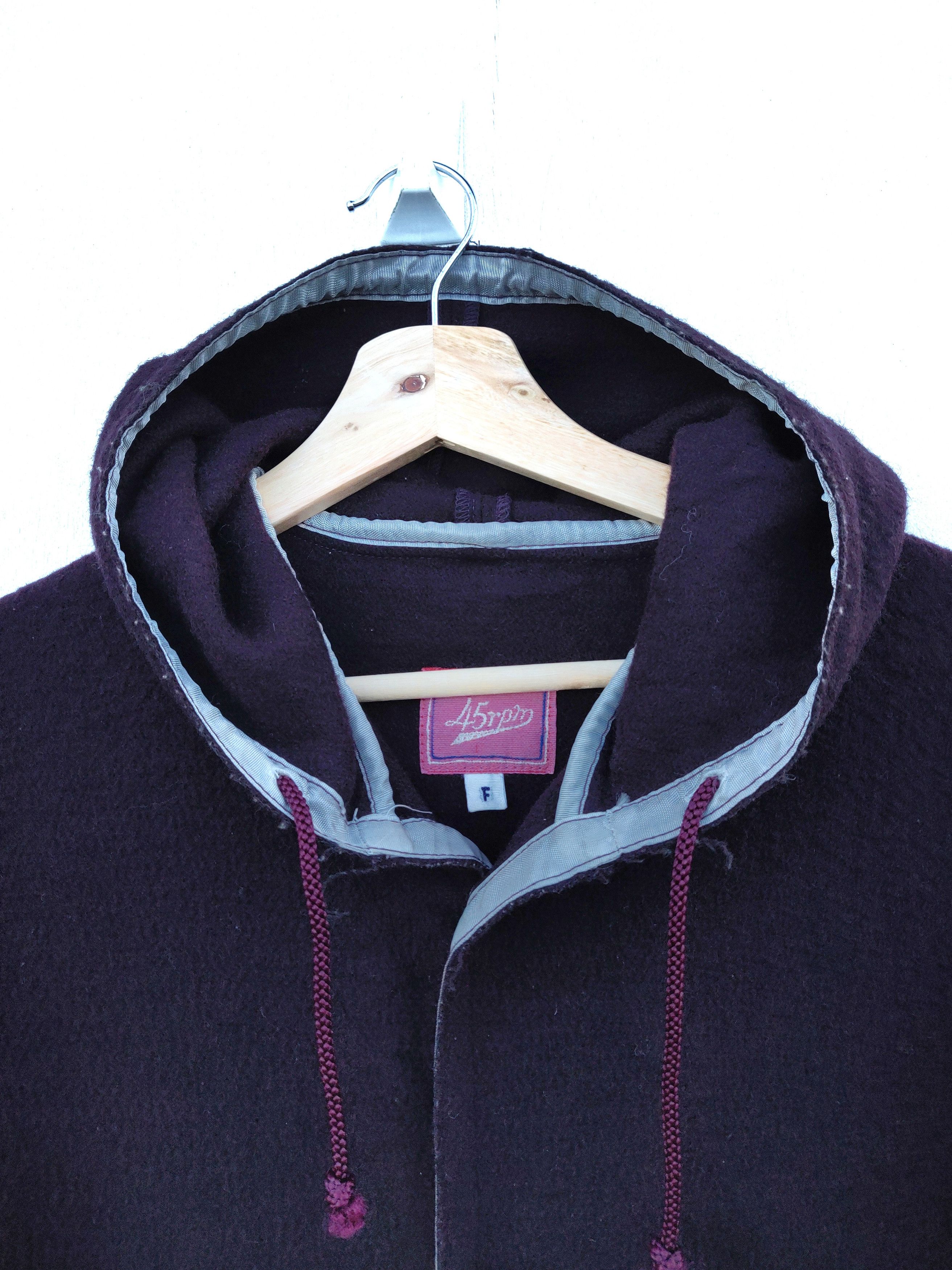 45rpm Vintage Japanese Brand 45rpm Long Wool Jacket With Hoodie Size US M / EU 48-50 / 2 - 13 Thumbnail