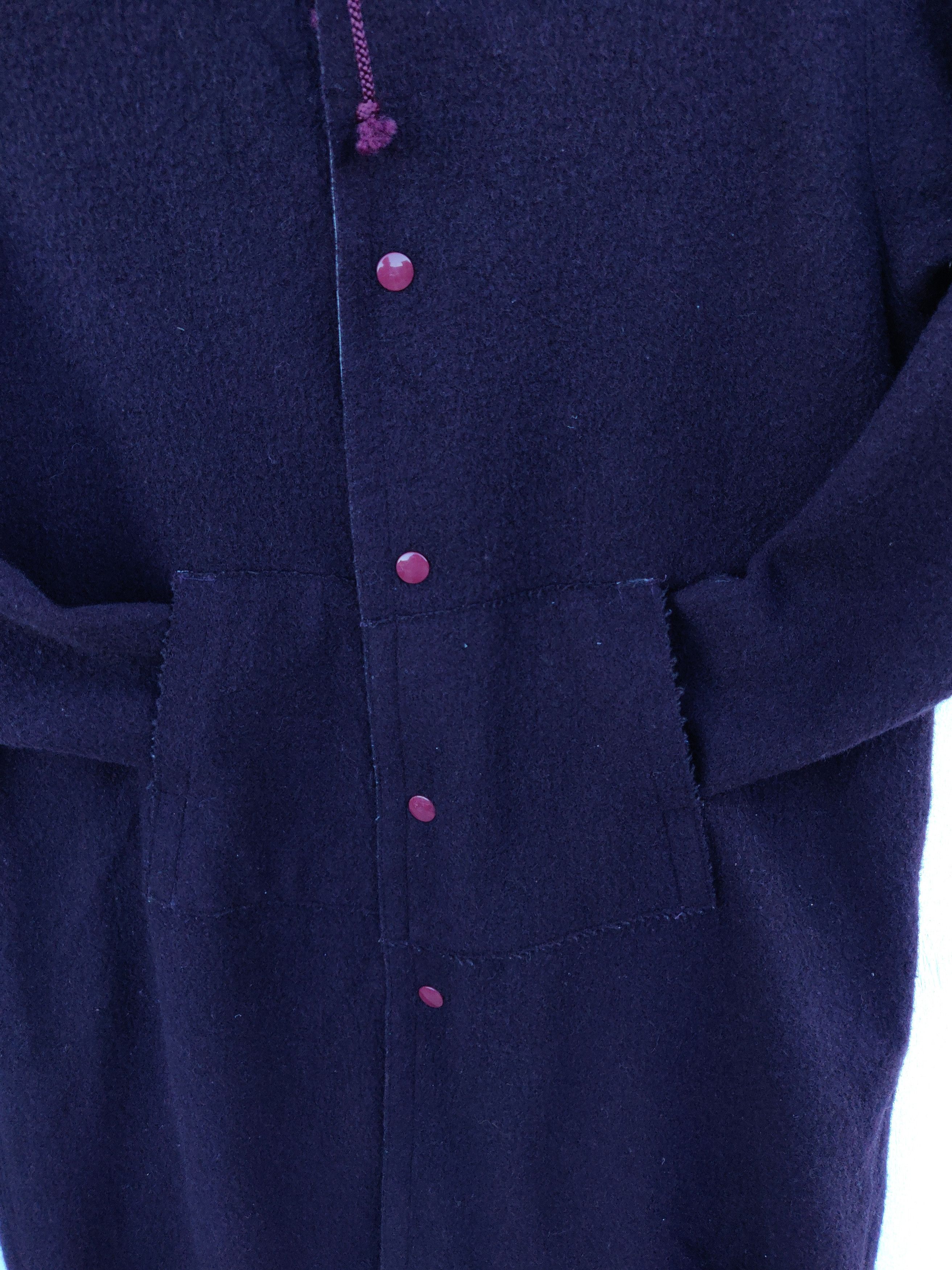 45rpm Vintage Japanese Brand 45rpm Long Wool Jacket With Hoodie Size US M / EU 48-50 / 2 - 9 Thumbnail