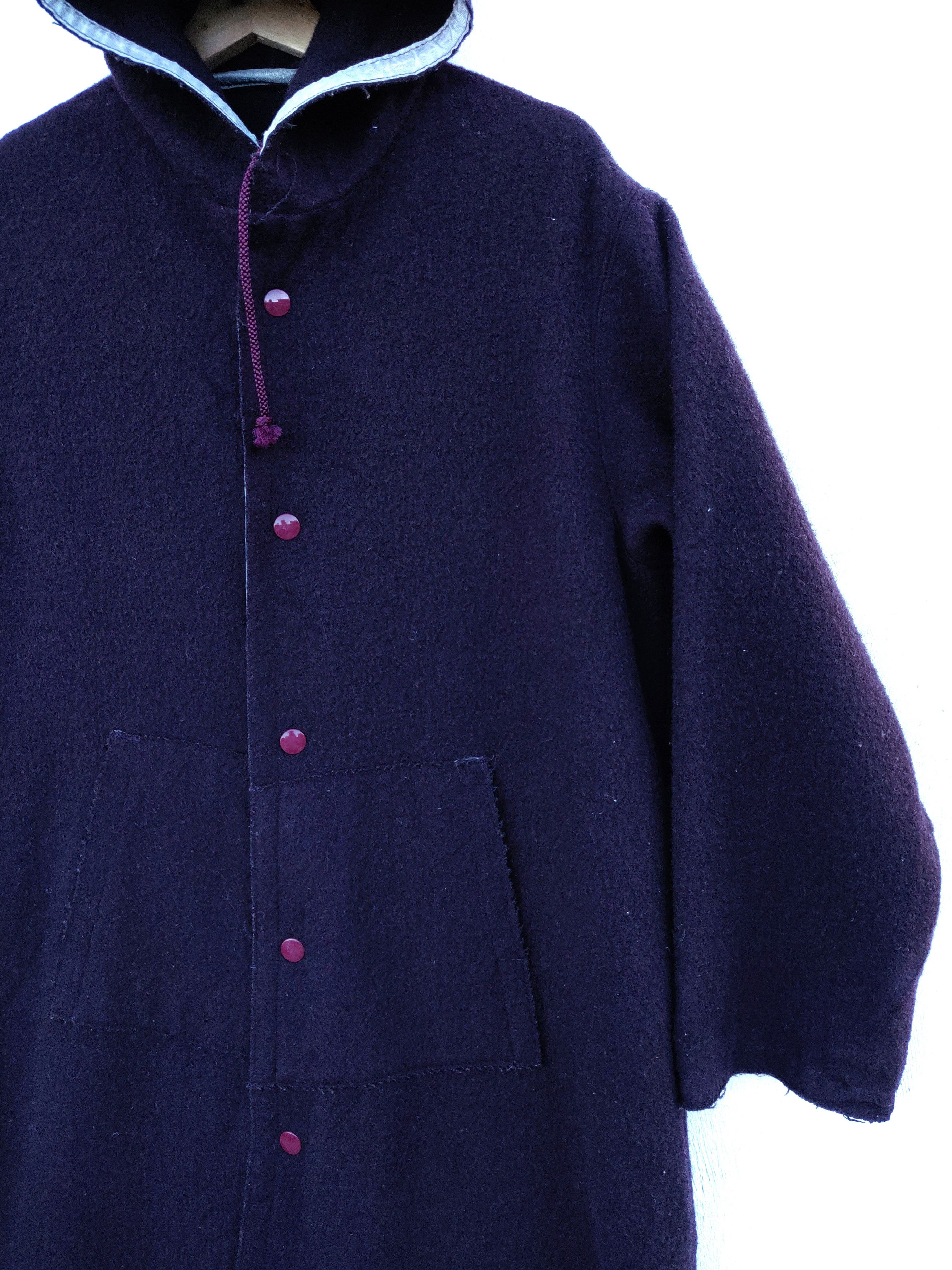 45rpm Vintage Japanese Brand 45rpm Long Wool Jacket With Hoodie Size US M / EU 48-50 / 2 - 4 Thumbnail