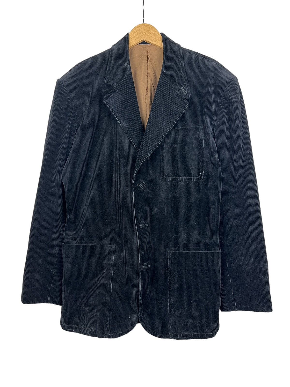 Jean Paul Gaultier Vintage Jean Paul Gaultier Homme Corduroy Blazer Size 50L - 2 Thumbnail