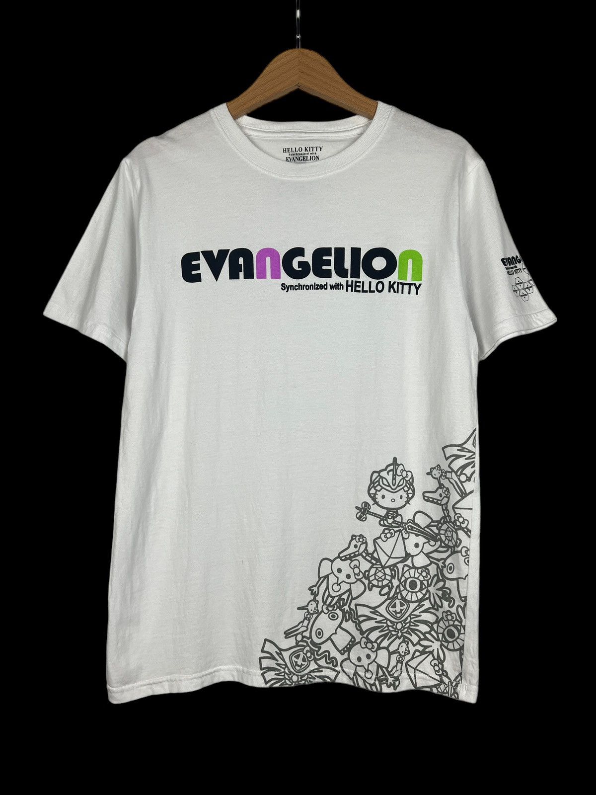 Rare 2013 Evangelion x Hello Kitty Tshirt