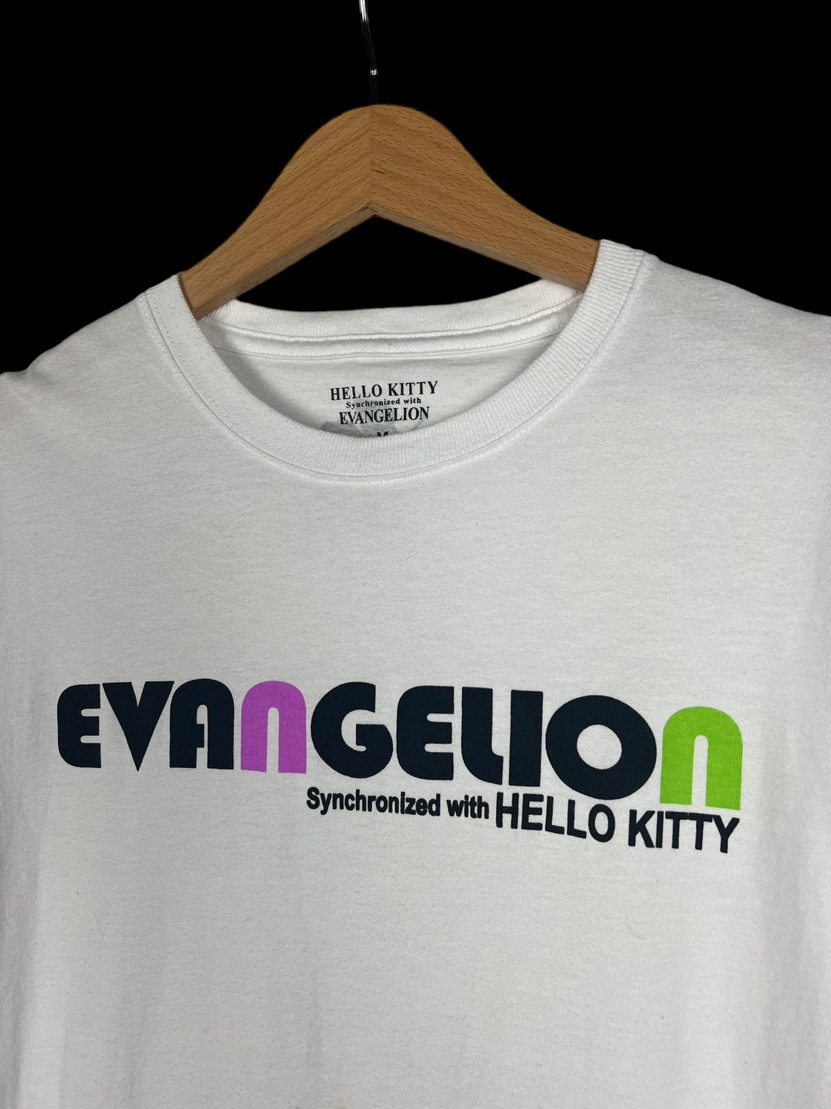 Anime Rare 2013 Evangelion x Hello Kitty Tshirt Size US M / EU 48-50 / 2 - 4 Thumbnail