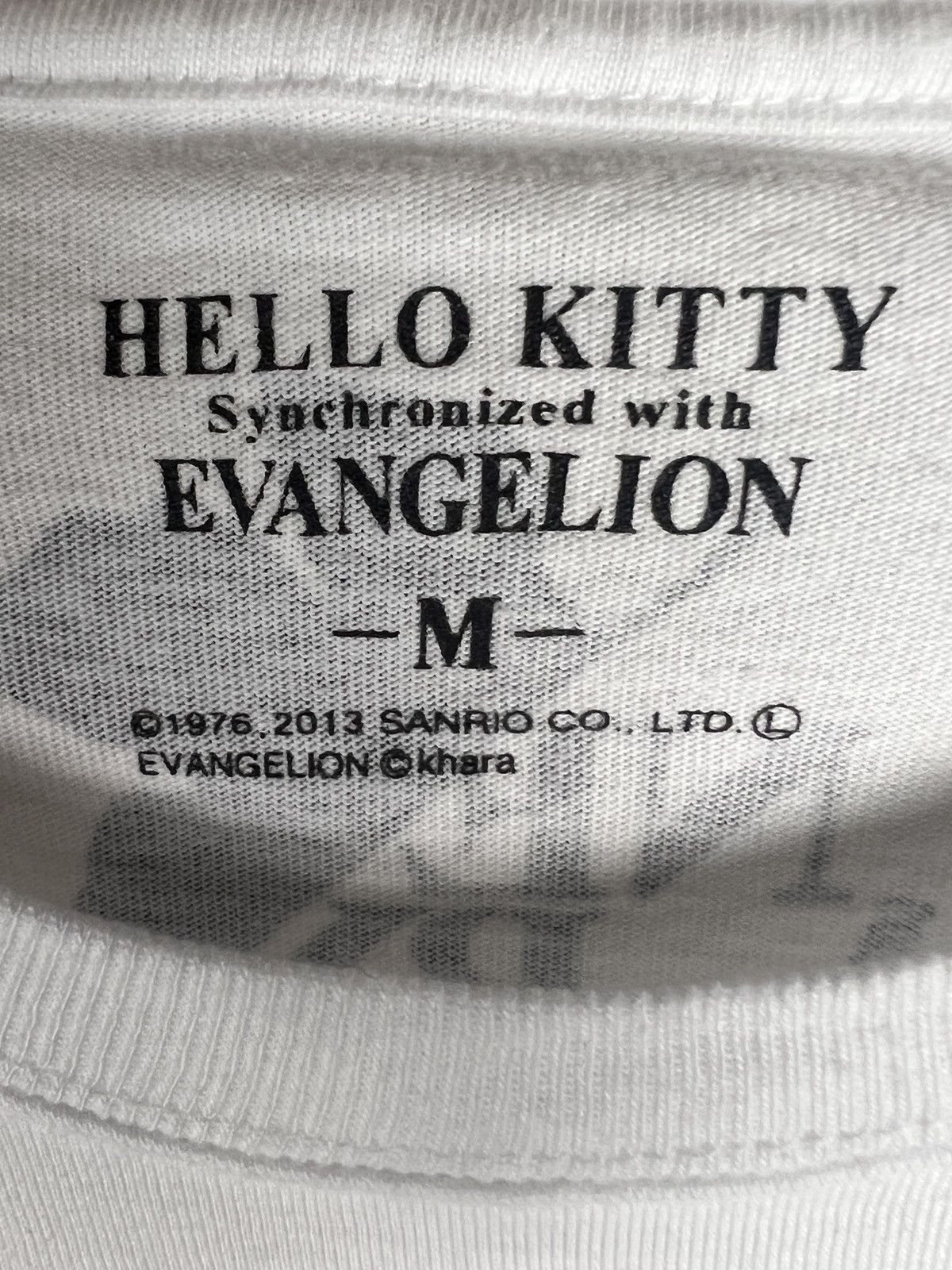 Anime Rare 2013 Evangelion x Hello Kitty Tshirt Size US M / EU 48-50 / 2 - 6 Thumbnail