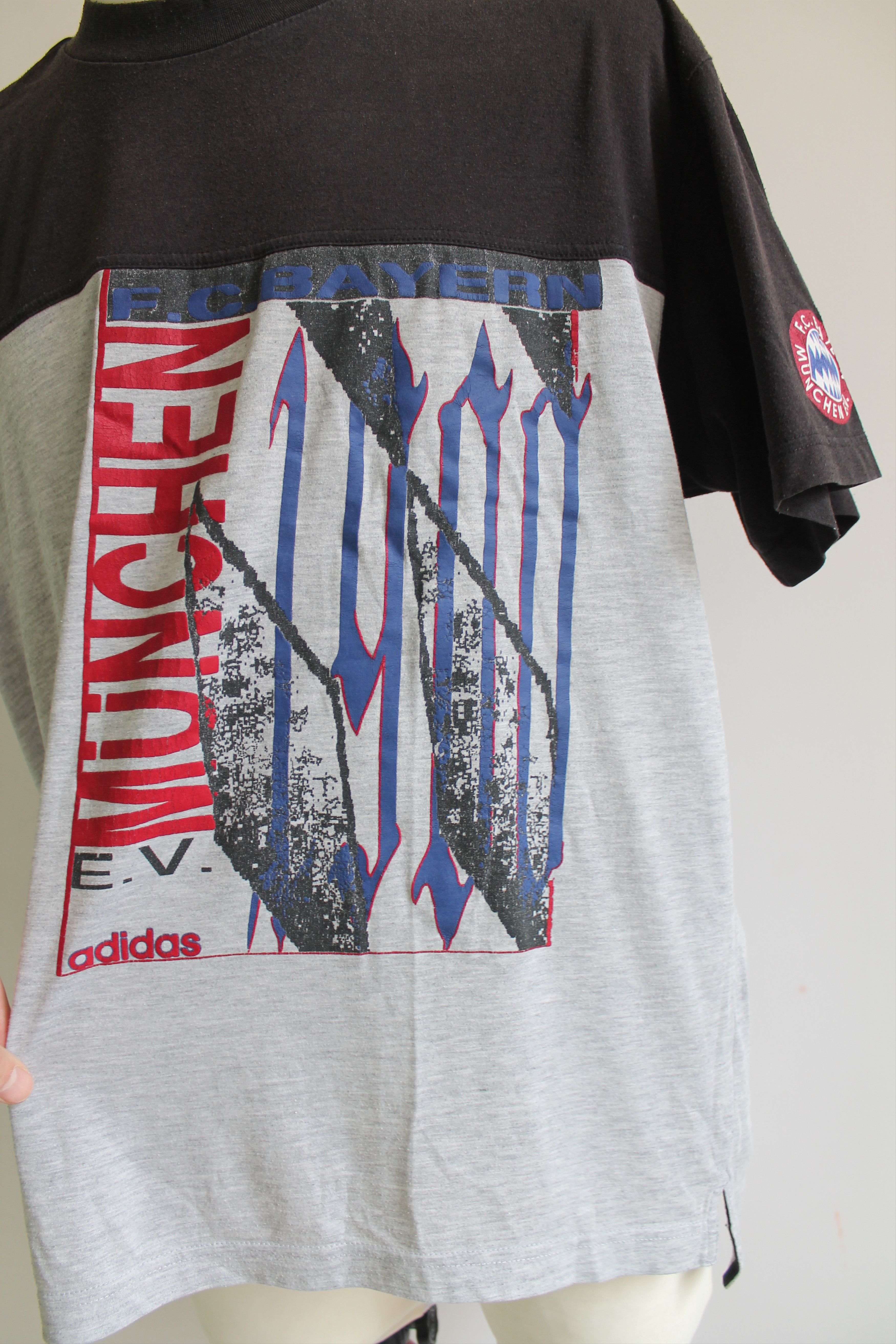 Adidas Bayern Munchen Munich 1900 vintage ADIDAS t shirt Size US L / EU 52-54 / 3 - 6 Thumbnail