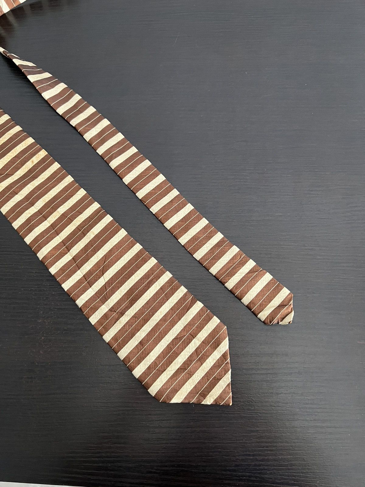 Hiroko Koshino Homme Hiroko Koshino Homme Tie Size ONE SIZE - 3 Thumbnail