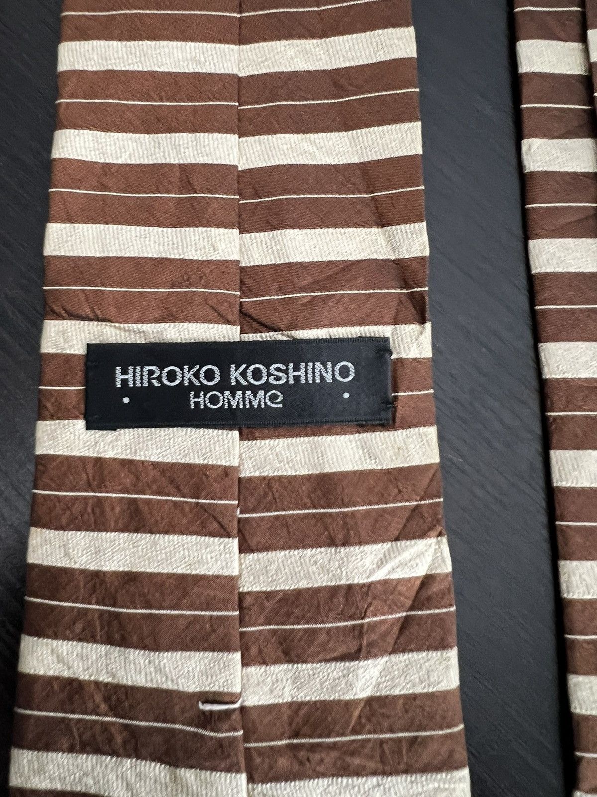 Hiroko Koshino Homme Hiroko Koshino Homme Tie Size ONE SIZE - 5 Thumbnail