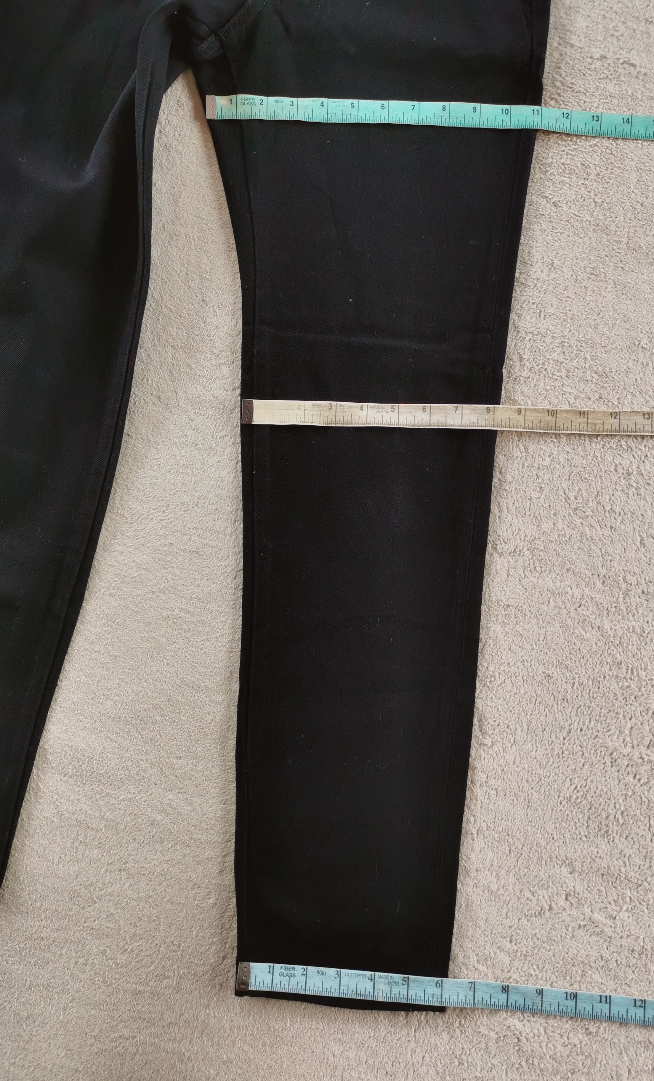 Japanese Brand × Maison MIHARA YASUHIRO Miharayasuhiro Good Inspiration Gu Black Jeans Size US 31 - 10 Thumbnail