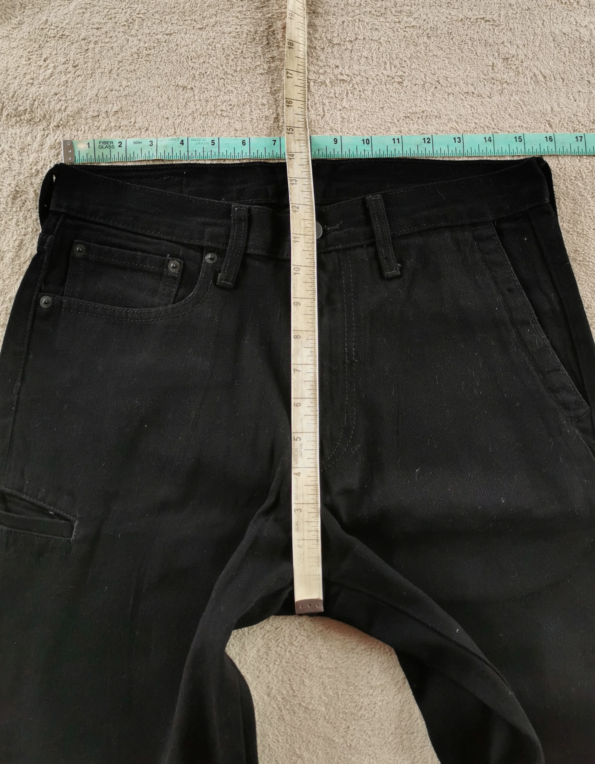 Japanese Brand × Maison MIHARA YASUHIRO Miharayasuhiro Good Inspiration Gu Black Jeans Size US 31 - 11 Thumbnail