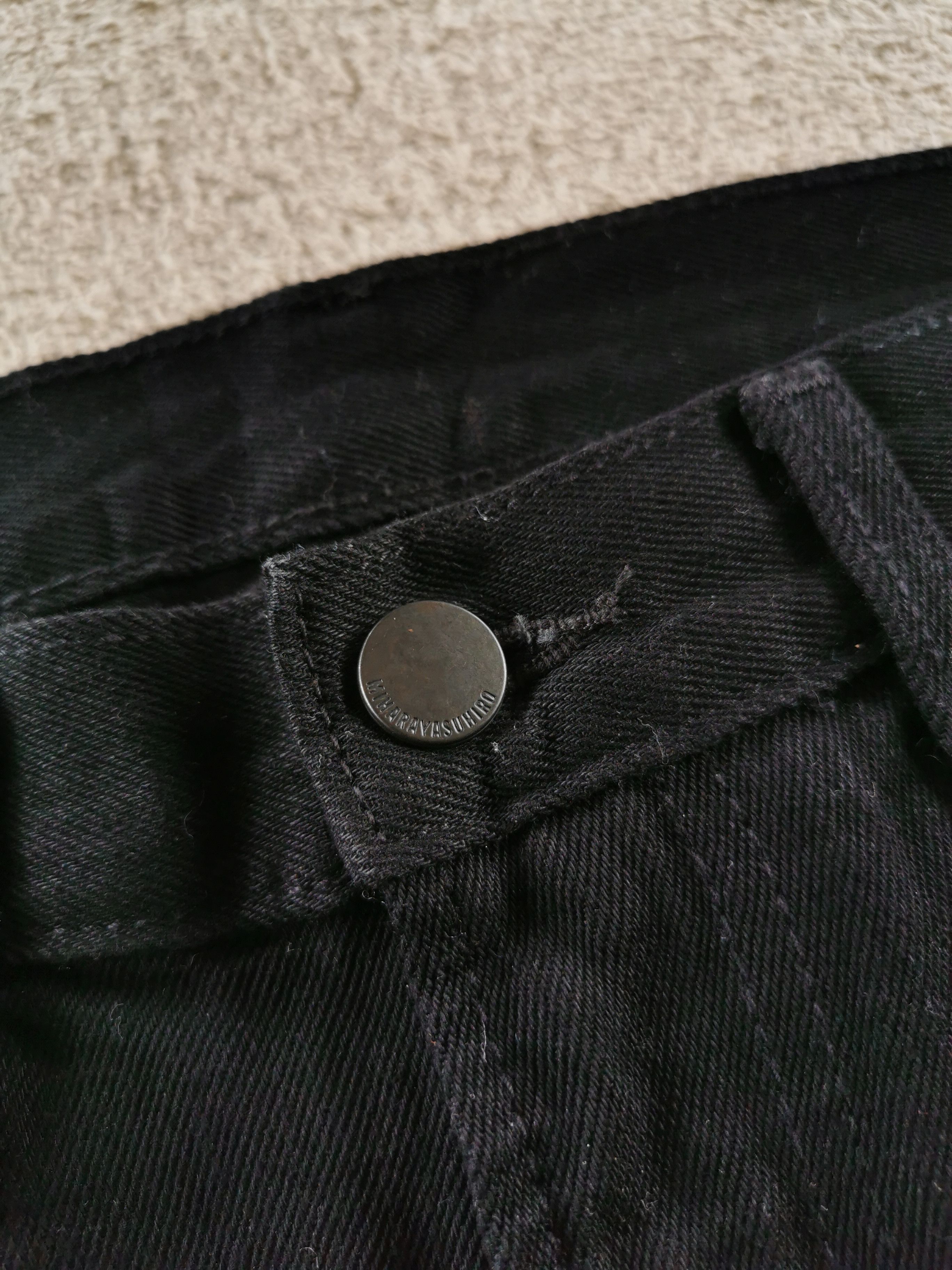 Japanese Brand × Maison MIHARA YASUHIRO Miharayasuhiro Good Inspiration Gu Black Jeans Size US 31 - 6 Thumbnail