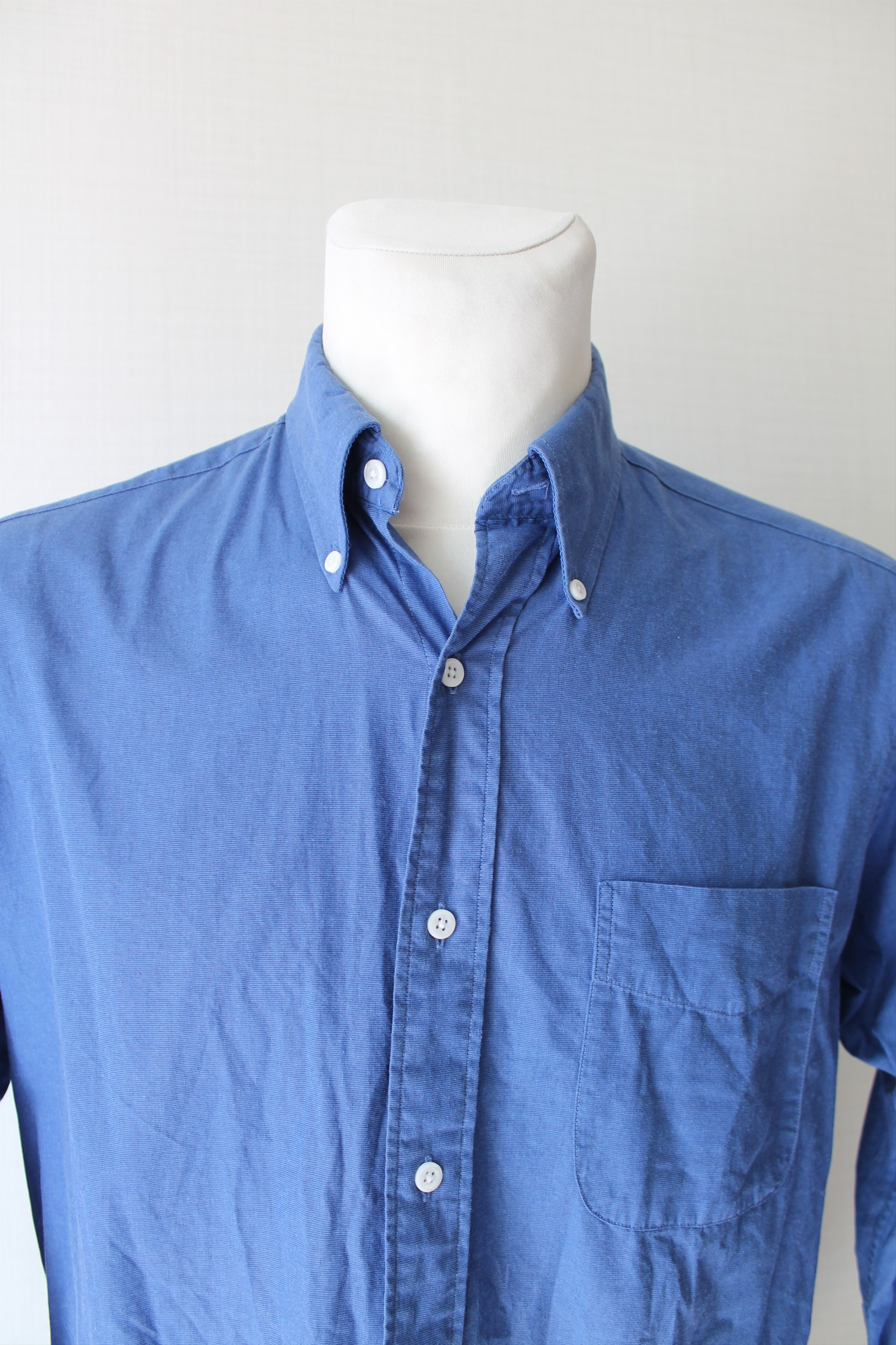 Chaps Ralph Lauren 90's Chaps Ralph Lauren Vintage Blue Shirt Long Sleeve Size US M / EU 48-50 / 2 - 4 Thumbnail