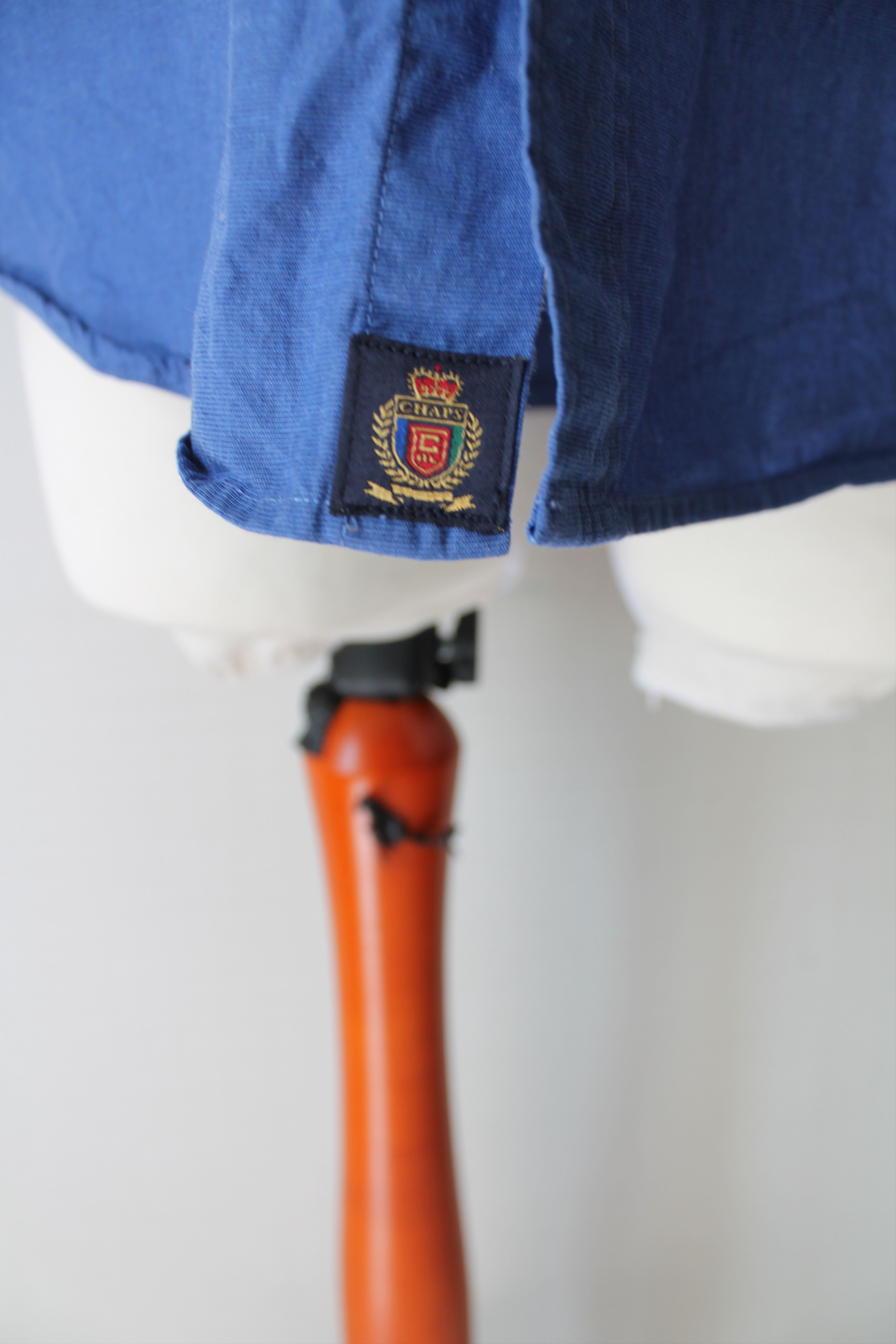 Chaps Ralph Lauren 90's Chaps Ralph Lauren Vintage Blue Shirt Long Sleeve Size US M / EU 48-50 / 2 - 3 Thumbnail