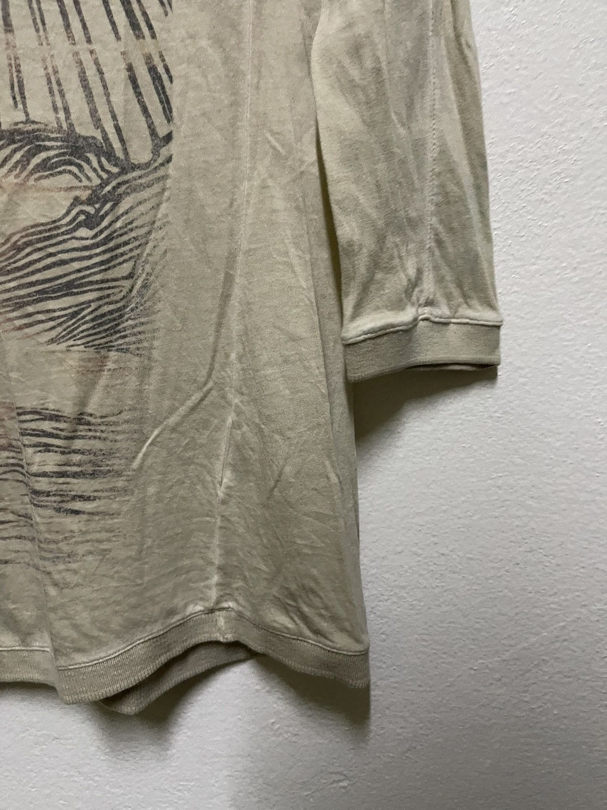 Diesel Black Gold Diesel Black Gold Distressed T Shirt Long Sleeve Punk Size XS / US 0-2 / IT 36-38 - 7 Thumbnail