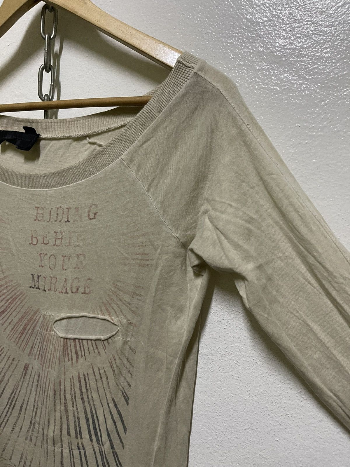 Diesel Black Gold Diesel Black Gold Distressed T Shirt Long Sleeve Punk Size XS / US 0-2 / IT 36-38 - 6 Thumbnail