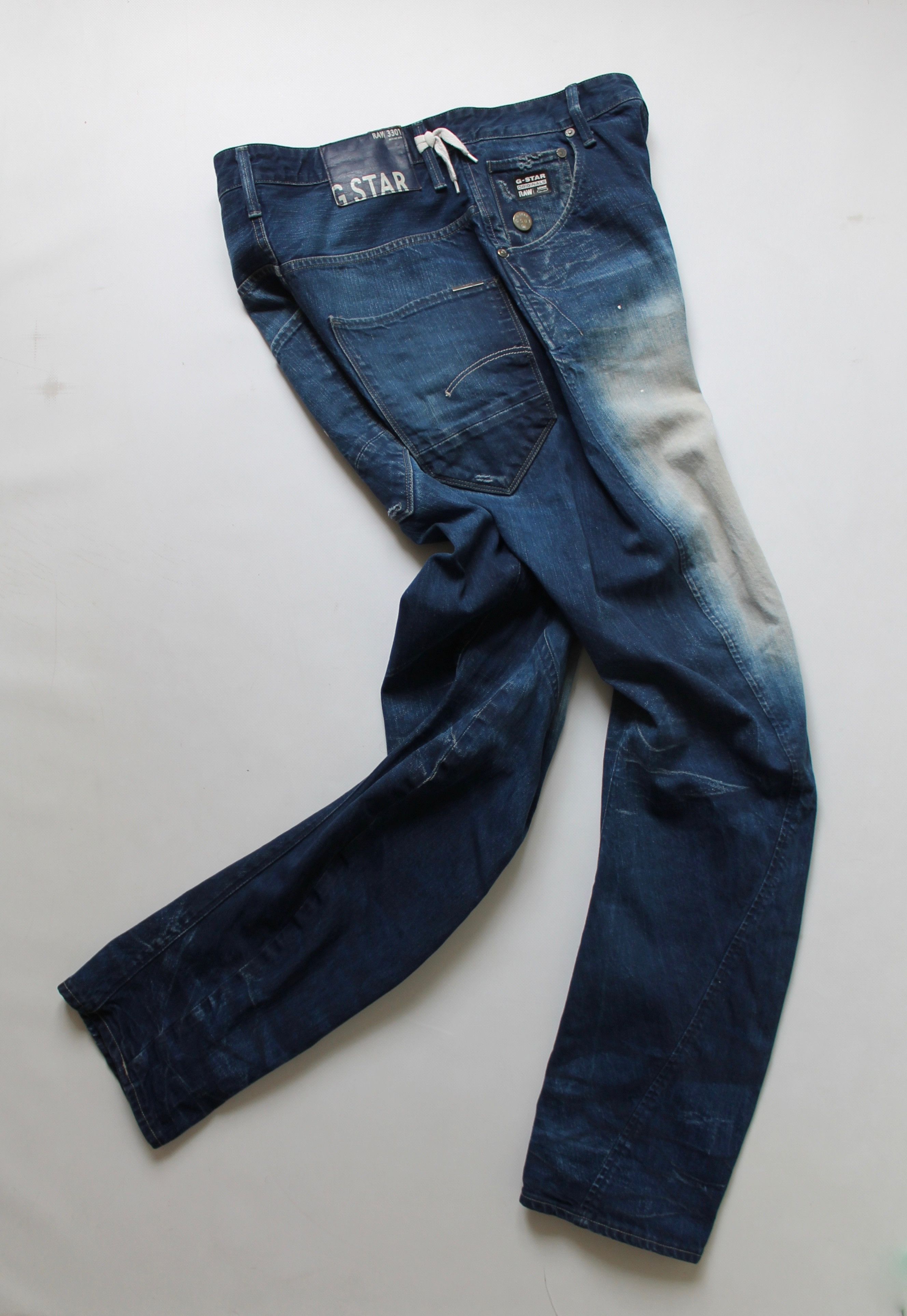 G-Star G - Star ARC 3D Loose Tapered Denim Long Pants Size US 33 - 14 Thumbnail