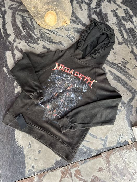 R13 R13 Megadeth distressed hoodie Grailed