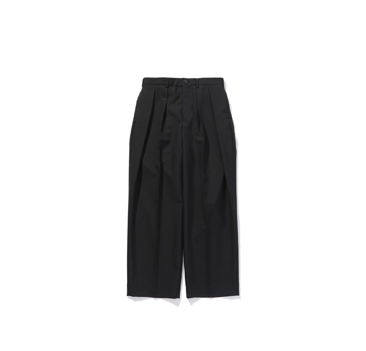 Japanese Brand Polyploid wide tapered pants C black Size US 31 - 1 Thumbnail