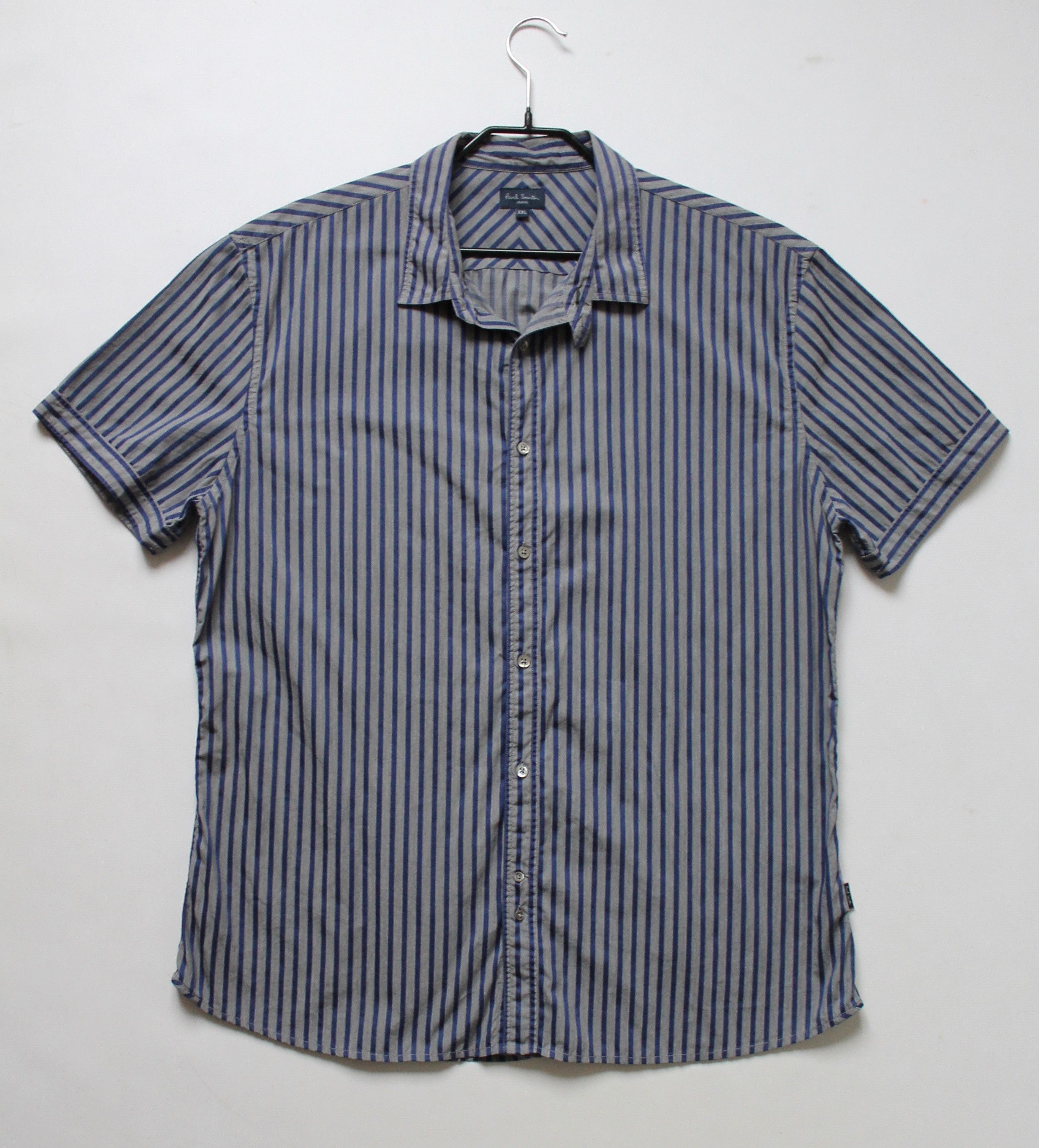 Paul Smith PAUL SMITH Jeans Striped Shirt Button Up XXL Size US XXL / EU 58 / 5 - 9 Thumbnail