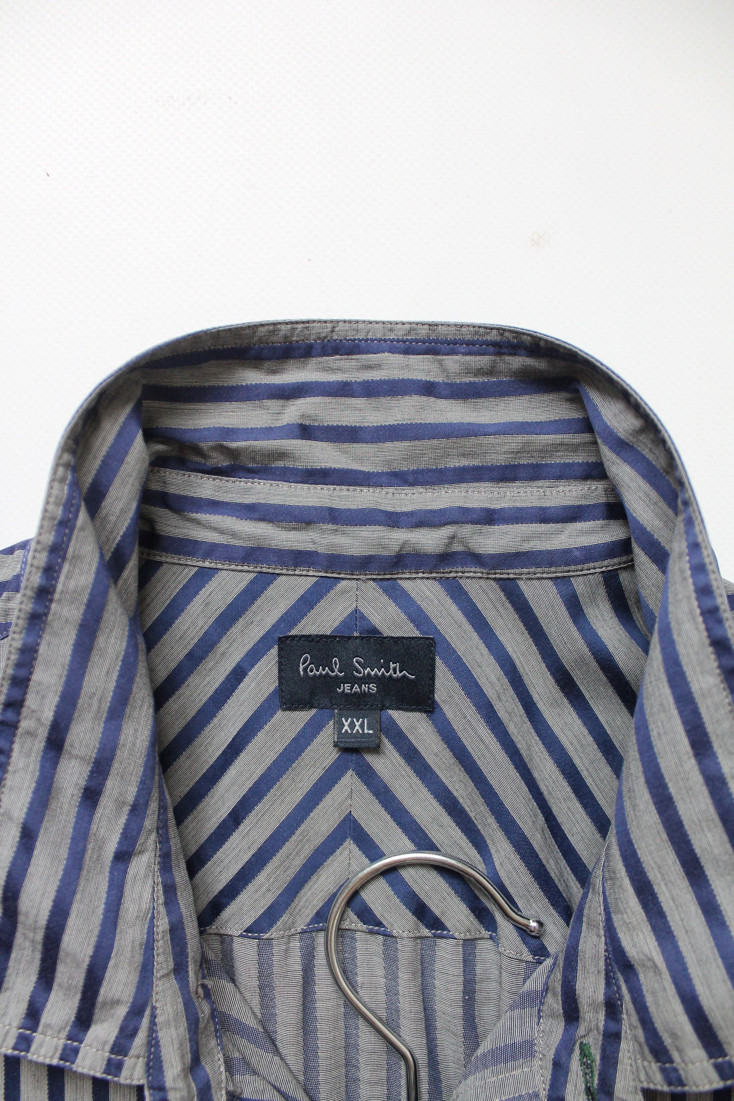 Paul Smith PAUL SMITH Jeans Striped Shirt Button Up XXL Size US XXL / EU 58 / 5 - 10 Thumbnail