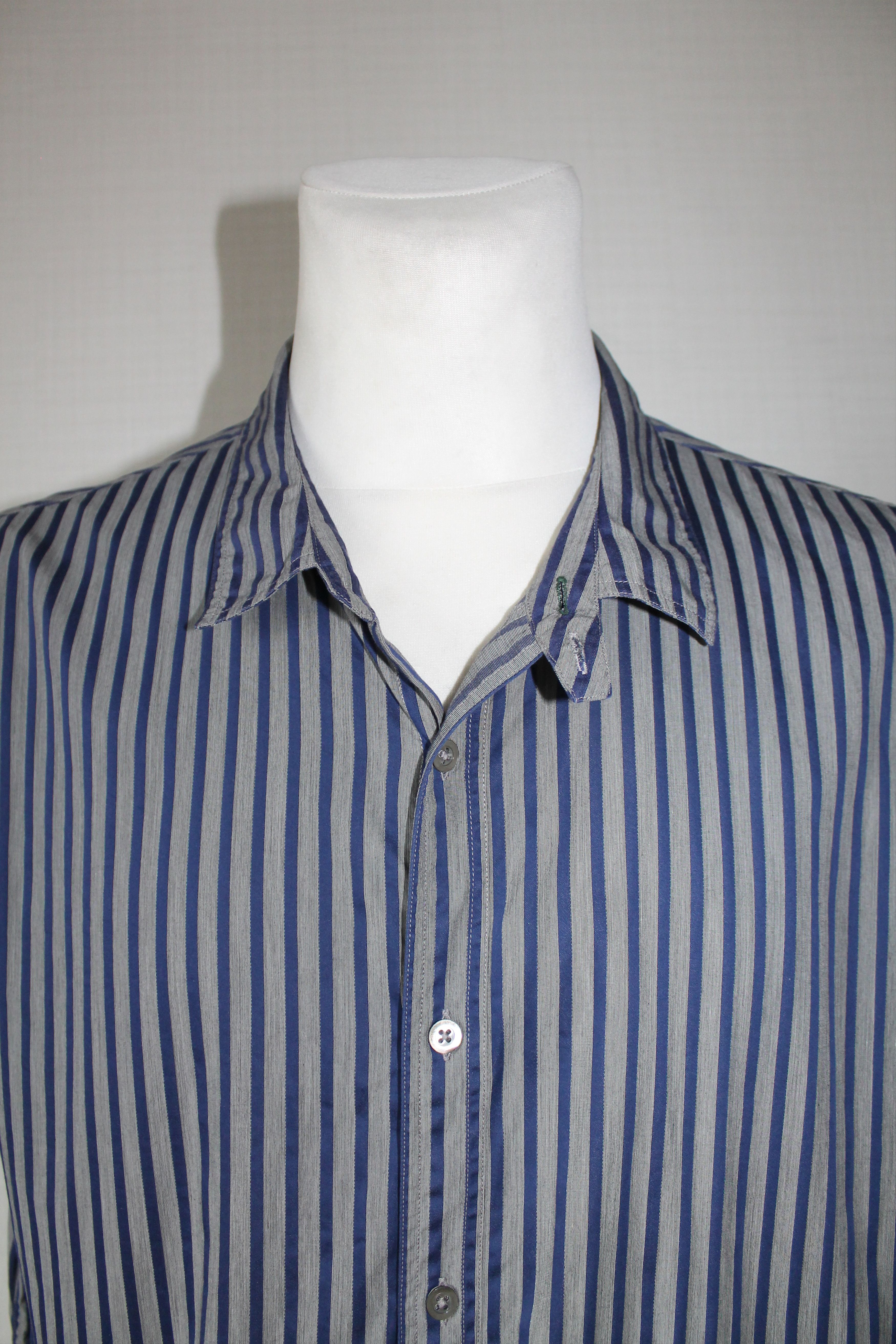 Paul Smith PAUL SMITH Jeans Striped Shirt Button Up XXL Size US XXL / EU 58 / 5 - 2 Thumbnail