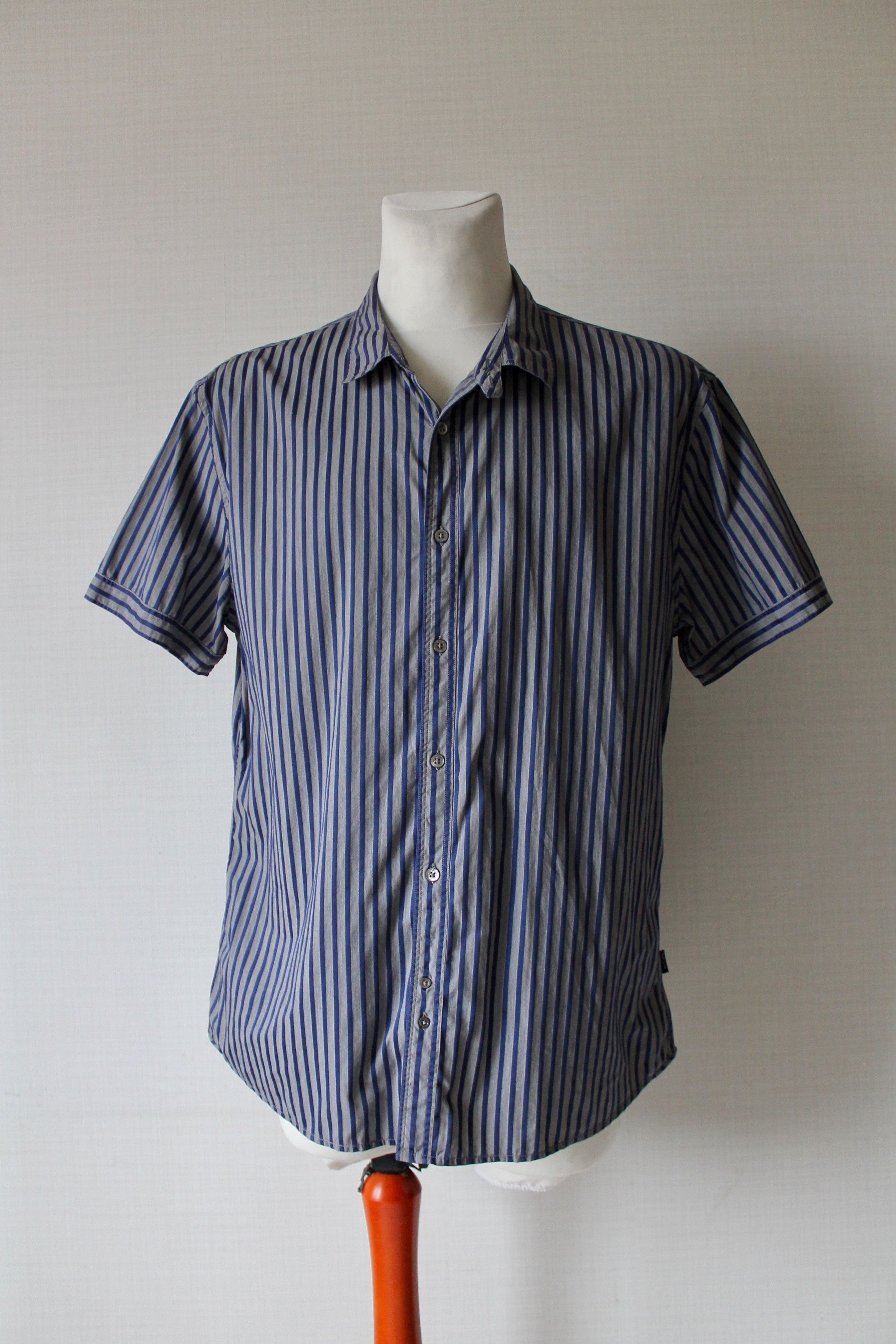 Paul Smith PAUL SMITH Jeans Striped Shirt Button Up XXL Size US XXL / EU 58 / 5 - 1 Thumbnail
