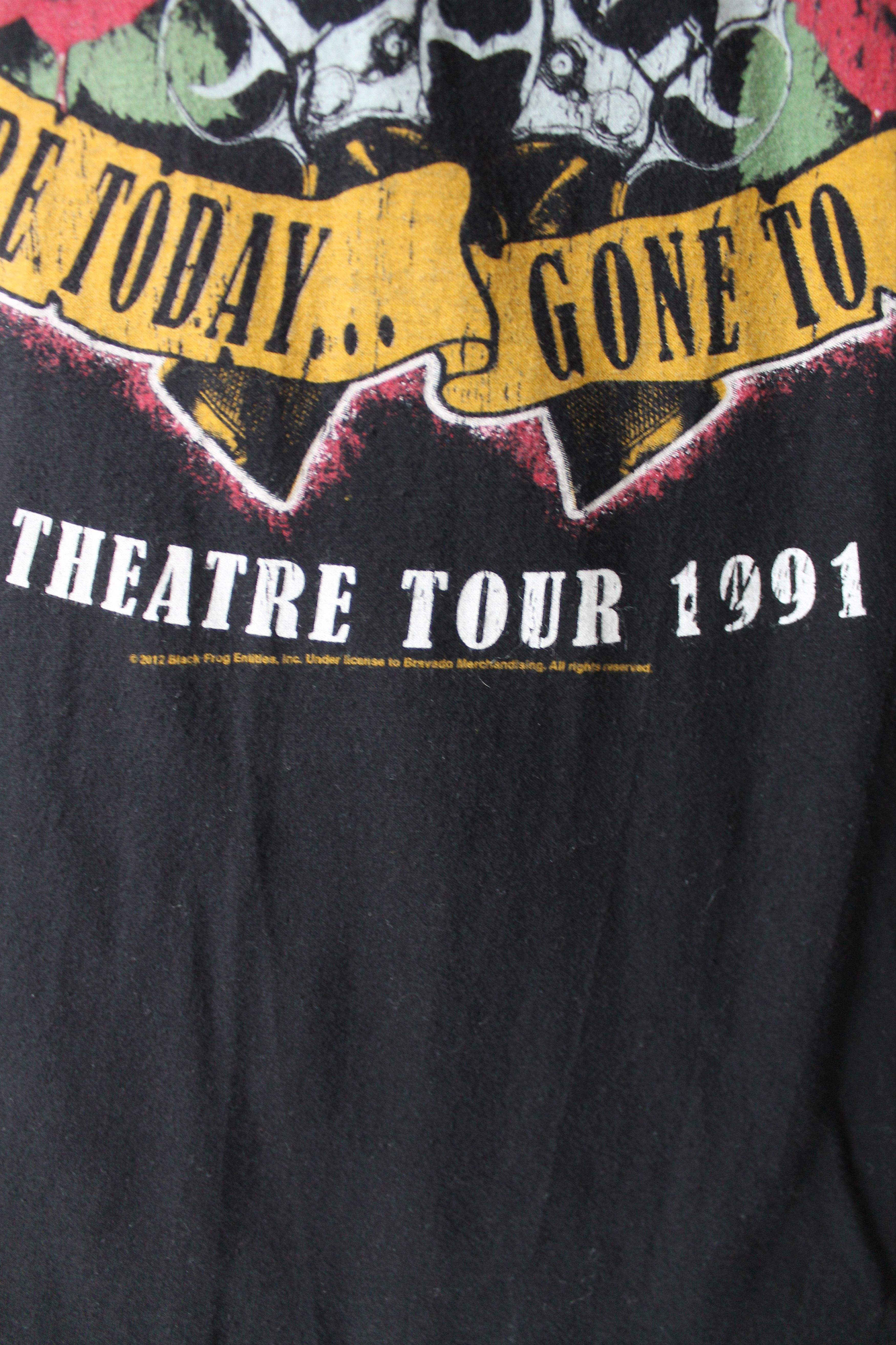 Band Tees 2012 Guns n Roses Band T Shirt Black Cotton Tee Size US L / EU 52-54 / 3 - 3 Thumbnail