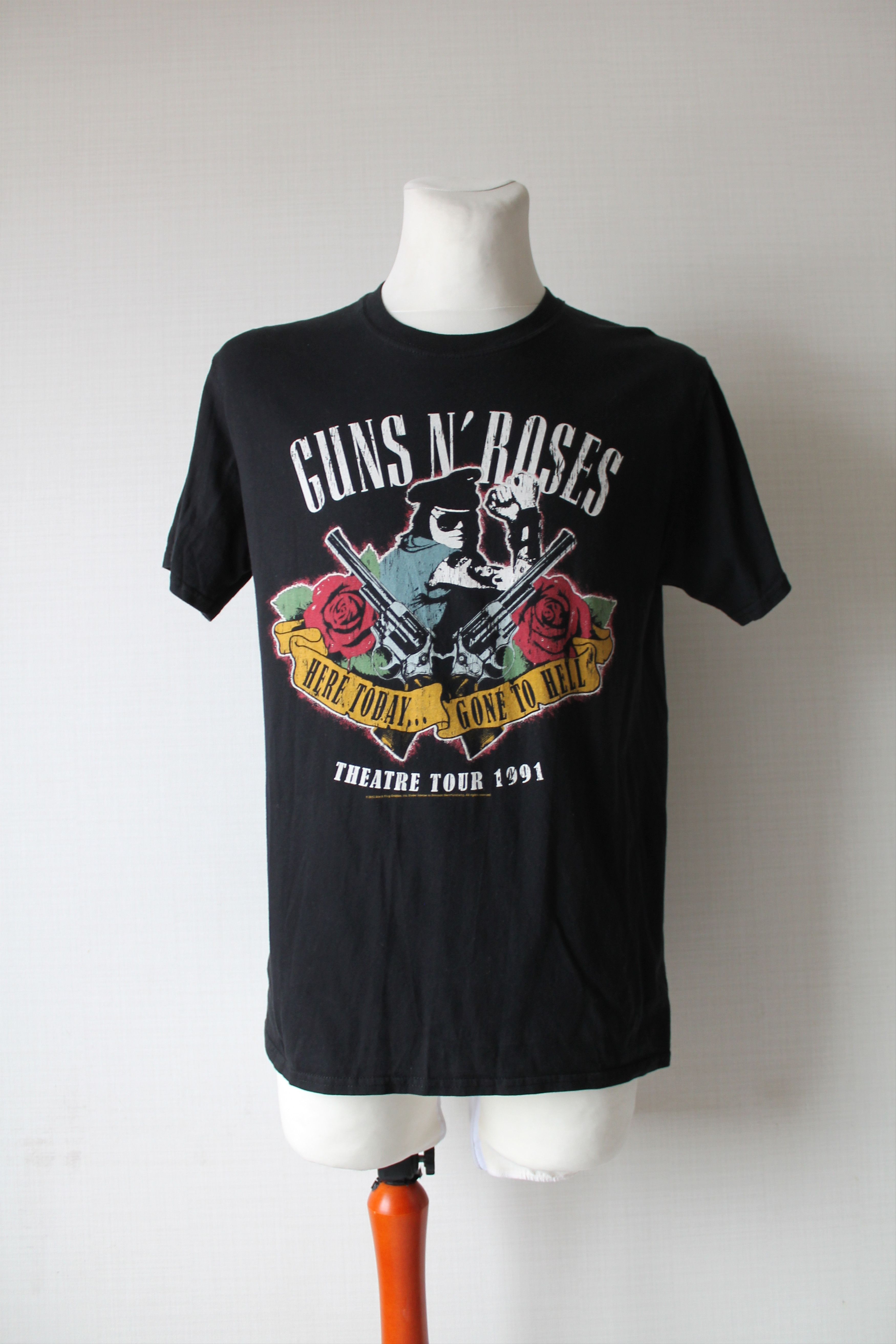 Band Tees 2012 Guns n Roses Band T Shirt Black Cotton Tee Size US L / EU 52-54 / 3 - 1 Thumbnail