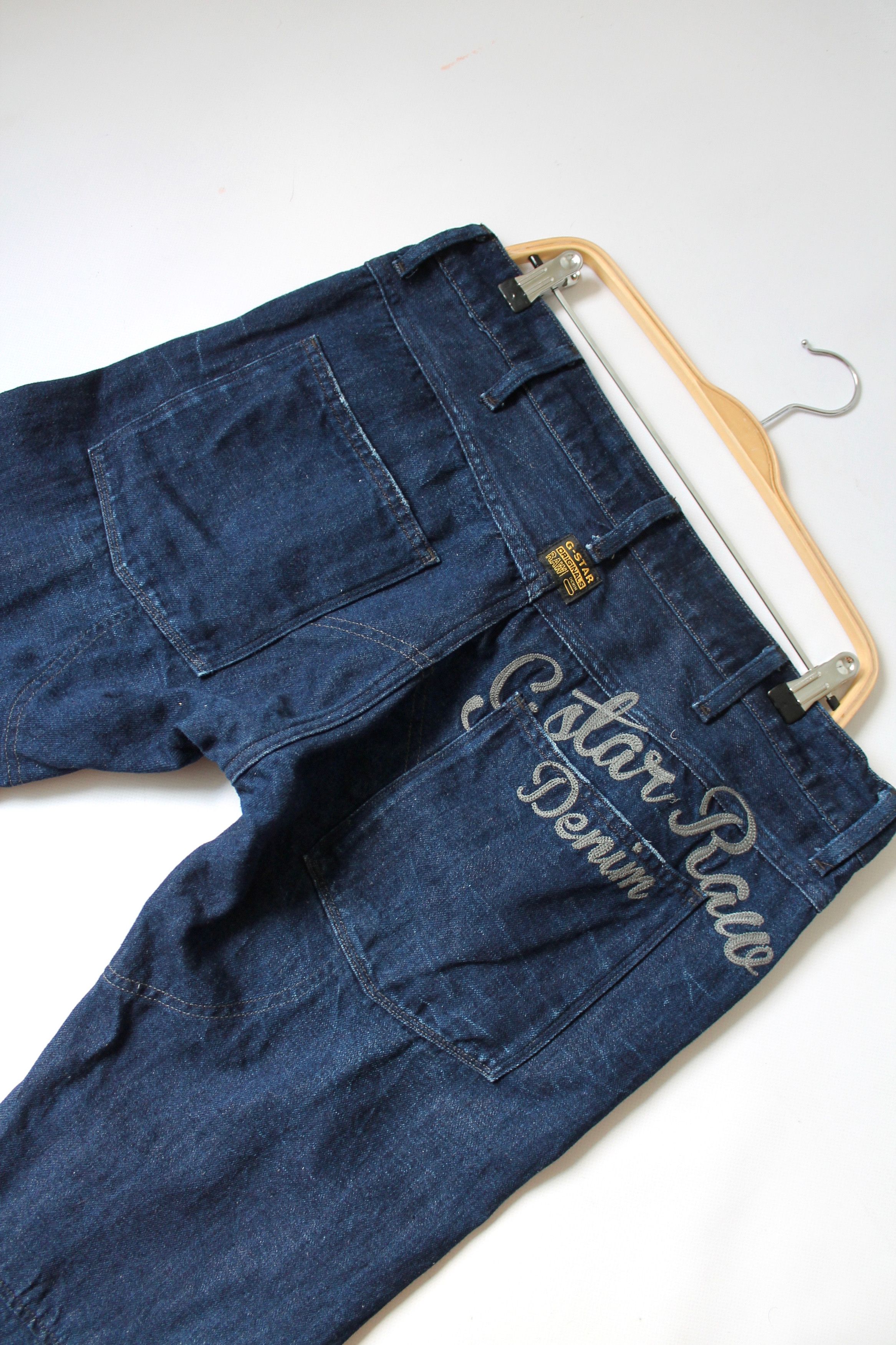 G-Star G - Star RAW Tapered Cash EMBRO 3D LOW Indigo blue Size US 34 / EU 50 - 10 Thumbnail