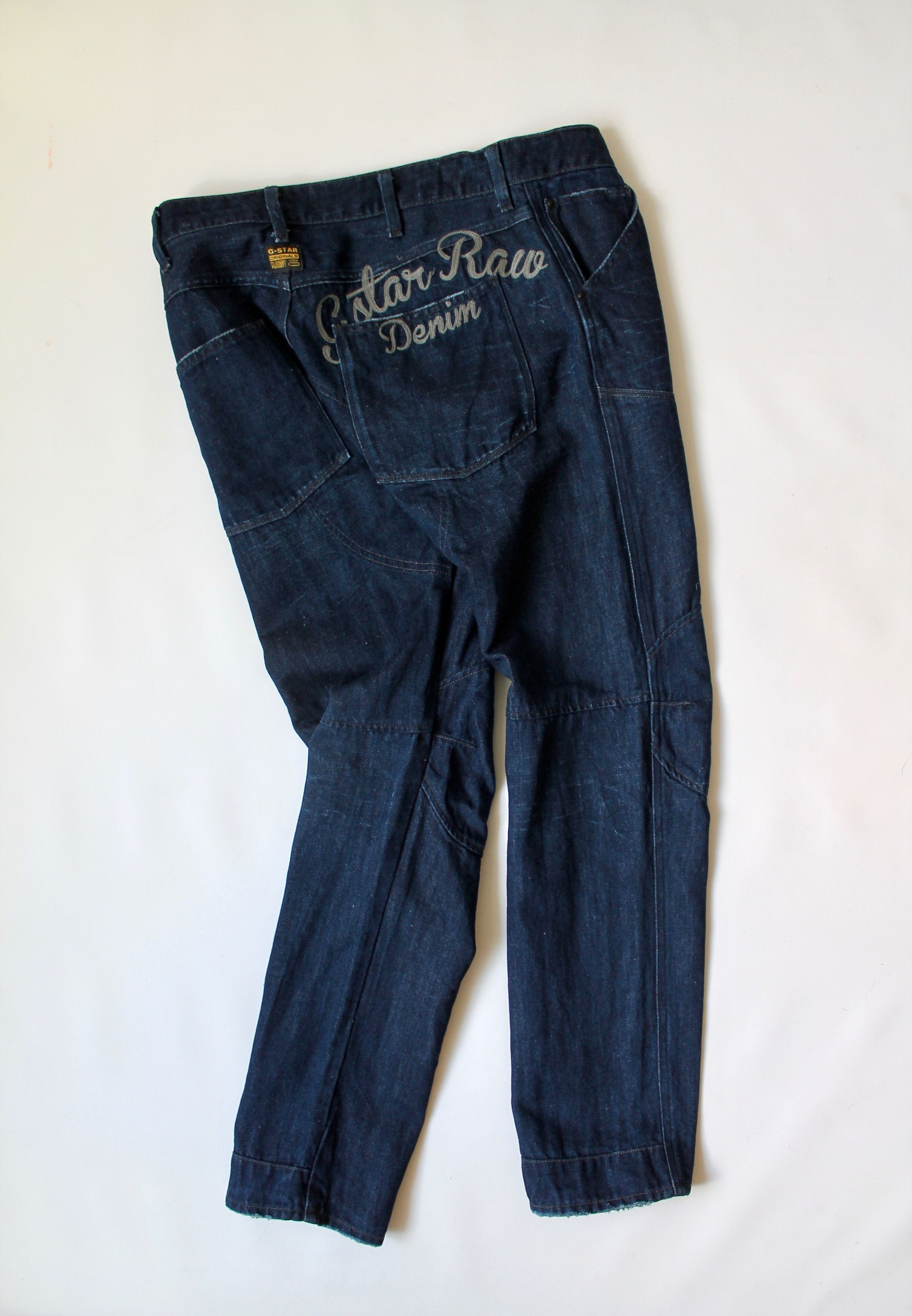 G-Star G - Star RAW Tapered Cash EMBRO 3D LOW Indigo blue Size US 34 / EU 50 - 2 Thumbnail