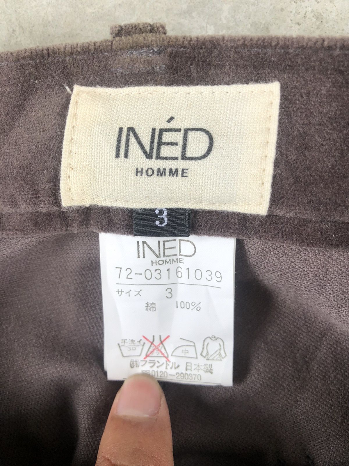 Yohji Yamamoto Ined Homme Corduroy Jeans Yohji Yamamoto Size US 30 / EU 46 - 15 Thumbnail