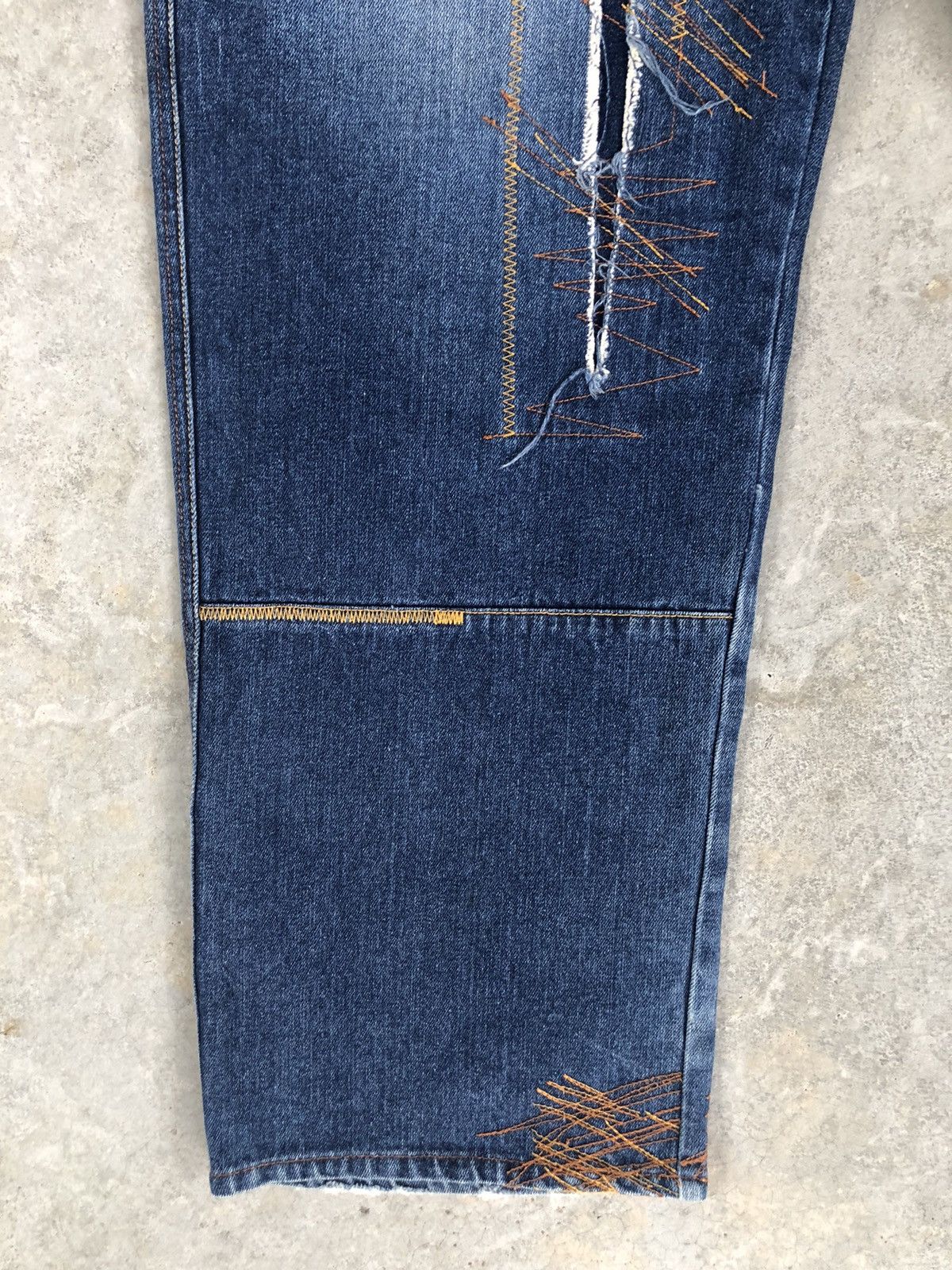 Enyce Enyce Baggy Jeans Hip Hop Patchwork Boro Skateboards Size US 35 - 6 Thumbnail