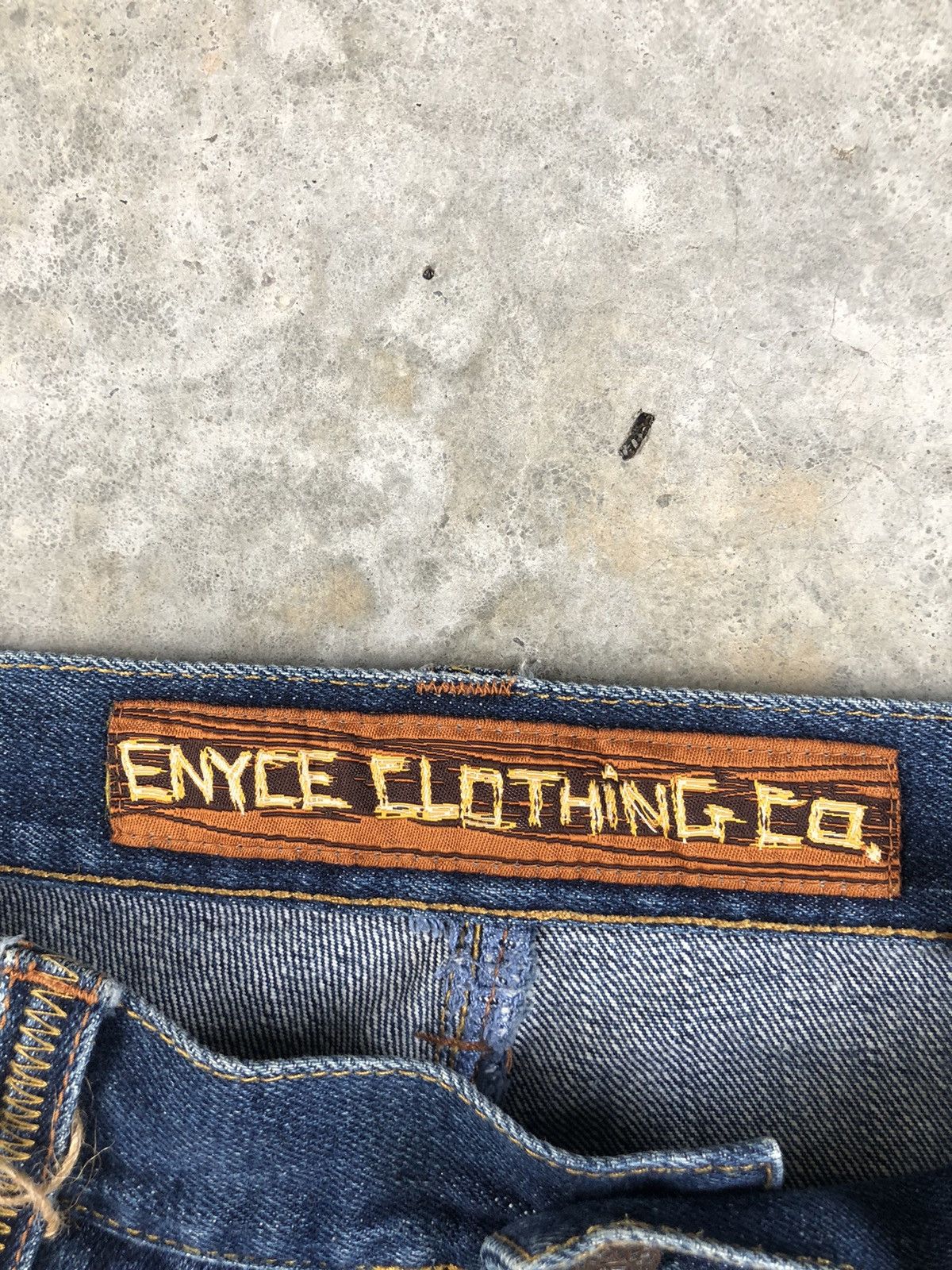 Enyce Enyce Baggy Jeans Hip Hop Patchwork Boro Skateboards Size US 35 - 15 Thumbnail
