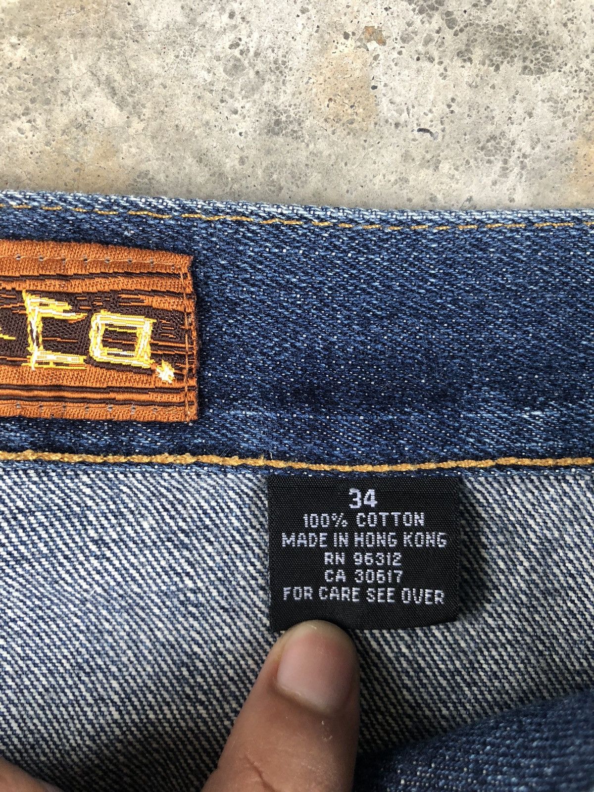 Enyce Enyce Baggy Jeans Hip Hop Patchwork Boro Skateboards Size US 35 - 16 Thumbnail