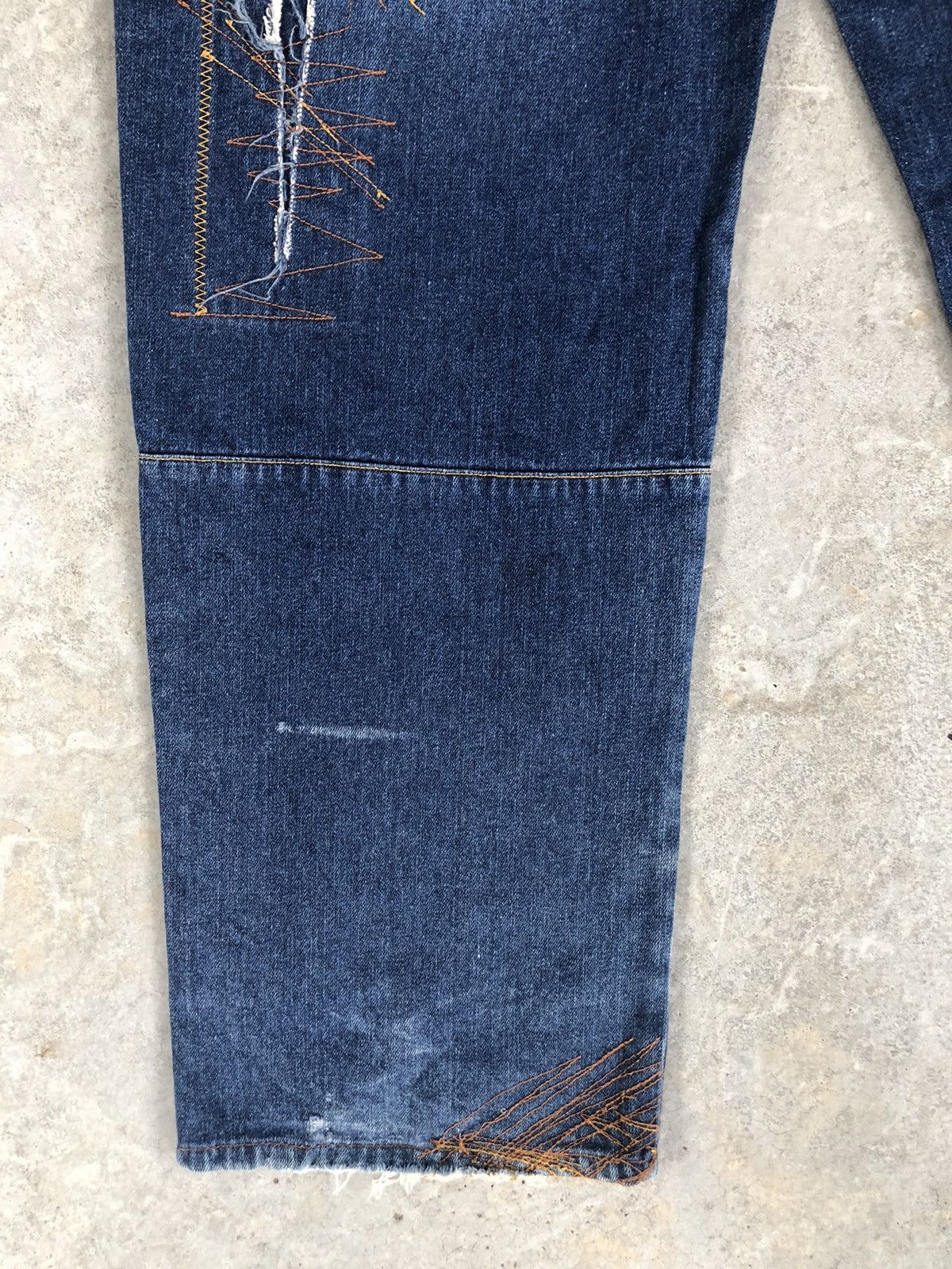 Enyce Enyce Baggy Jeans Hip Hop Patchwork Boro Skateboards Size US 35 - 11 Thumbnail