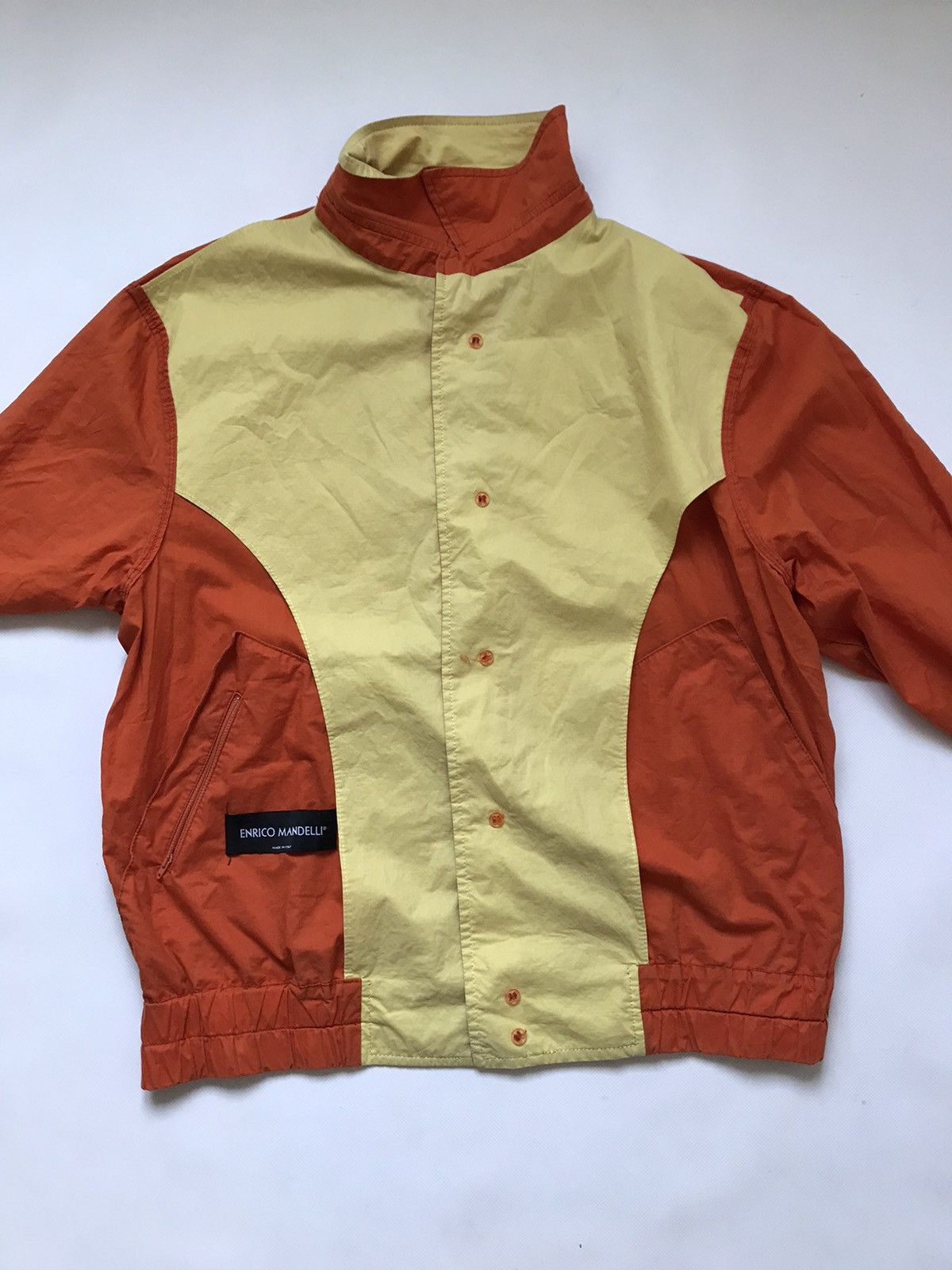 Mandelli Enrico Mandelli orange carrot light jacket 56 Size US XL / EU 56 / 4 - 12 Thumbnail