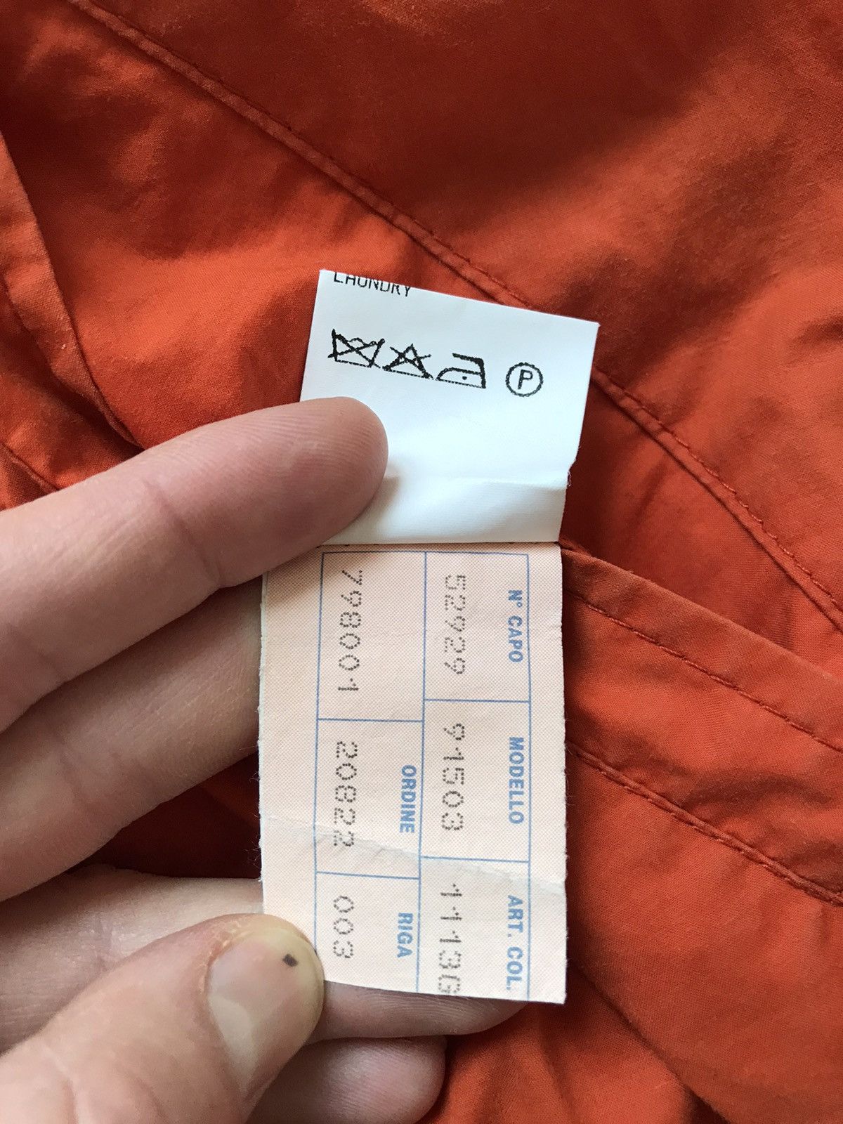 Mandelli Enrico Mandelli orange carrot light jacket 56 Size US XL / EU 56 / 4 - 8 Thumbnail