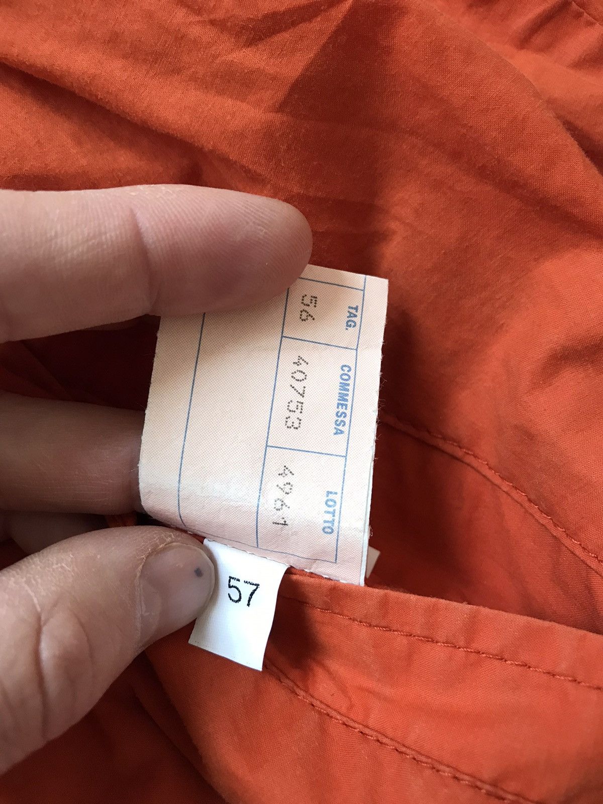 Mandelli Enrico Mandelli orange carrot light jacket 56 Size US XL / EU 56 / 4 - 13 Thumbnail