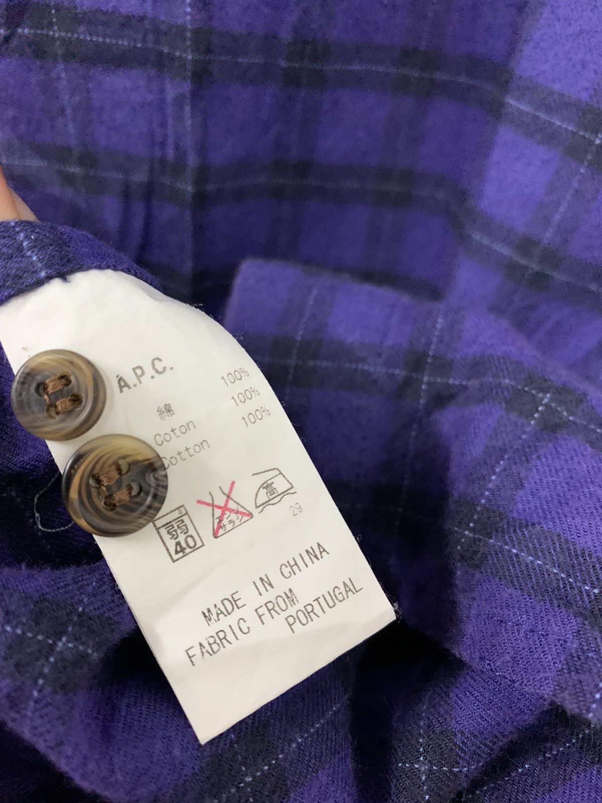 A.P.C. A.P.C. Long Sleeve Shirt Size US XS / EU 42 / 0 - 4 Thumbnail